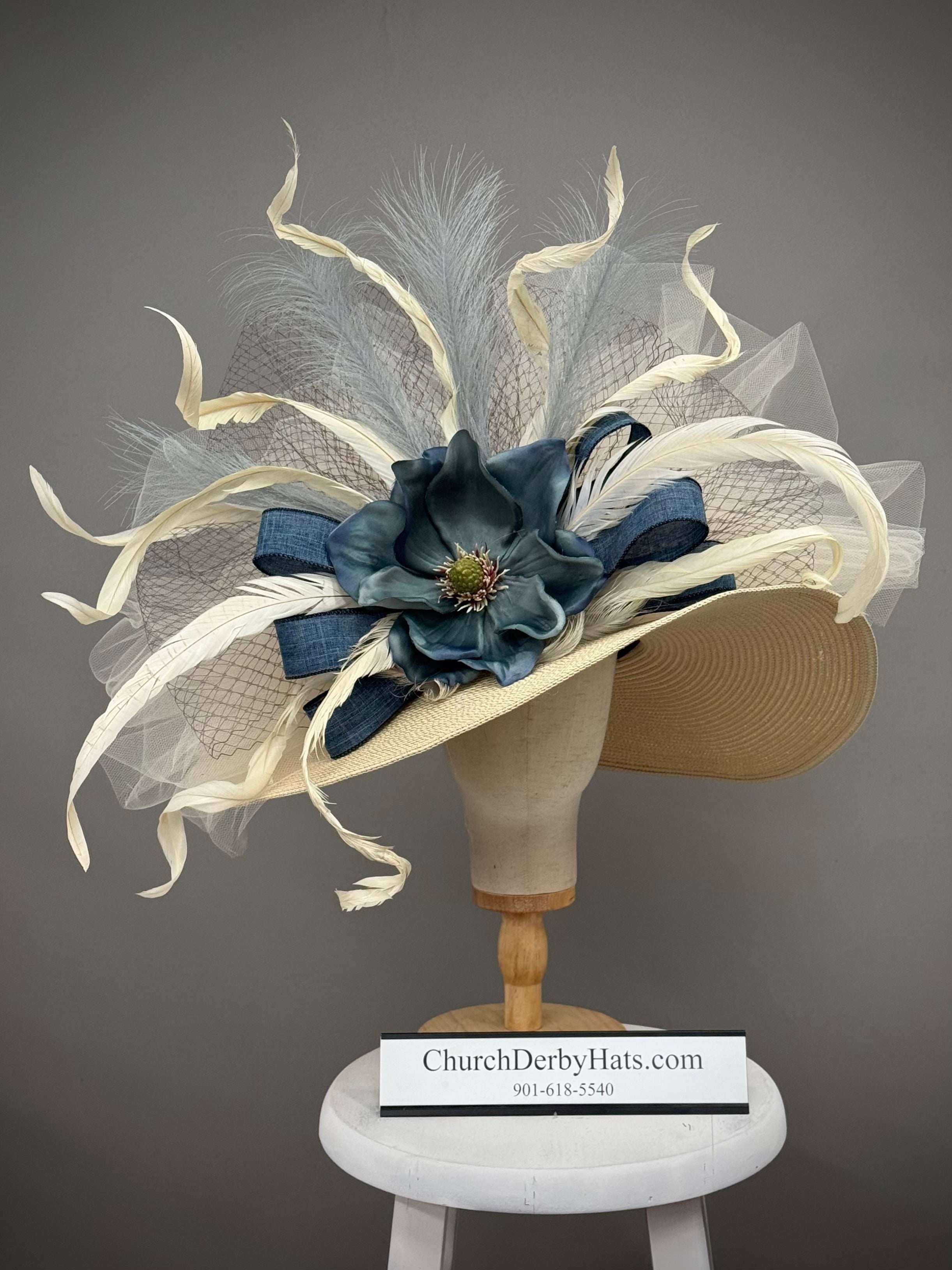 Katherine - Church Hat - Kentucky Derby Hat