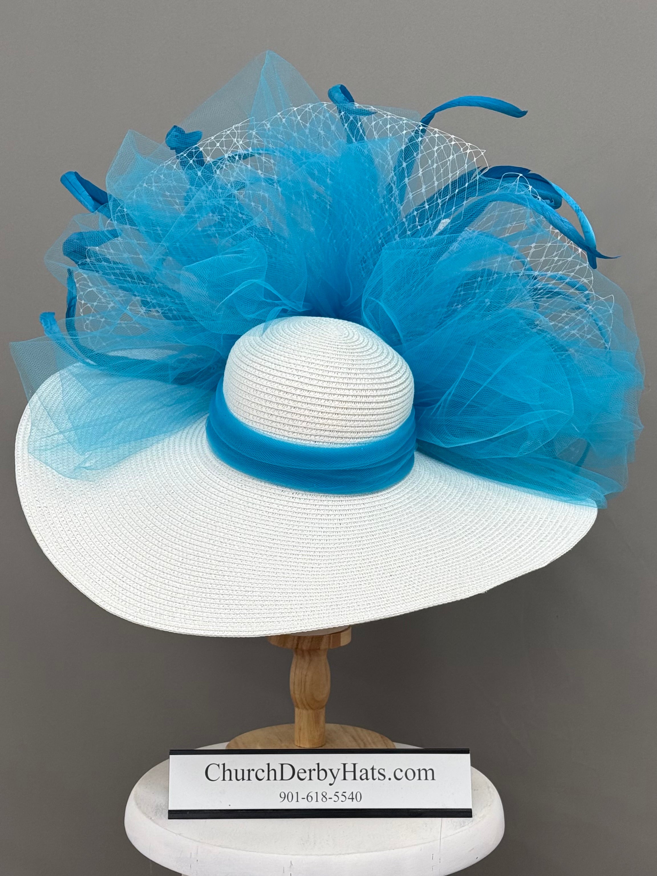 Ieena Blue - Kentucky Derby Hat