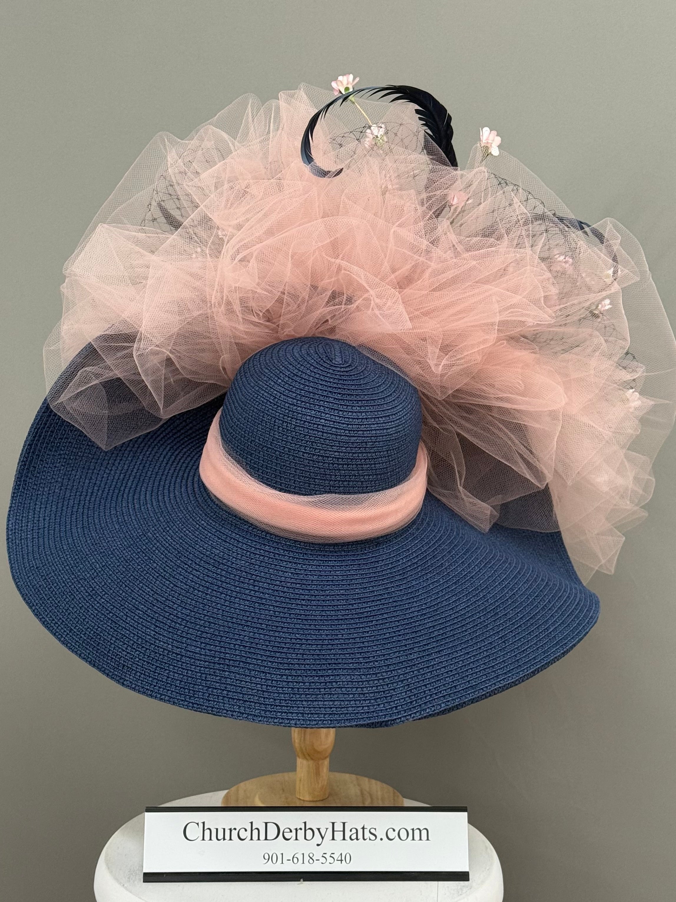 Pink Pixie - Church Hat - Kentucky Derby Hat