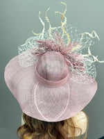Blush Pink Sinamay
