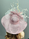 Blush Pink Sinamay