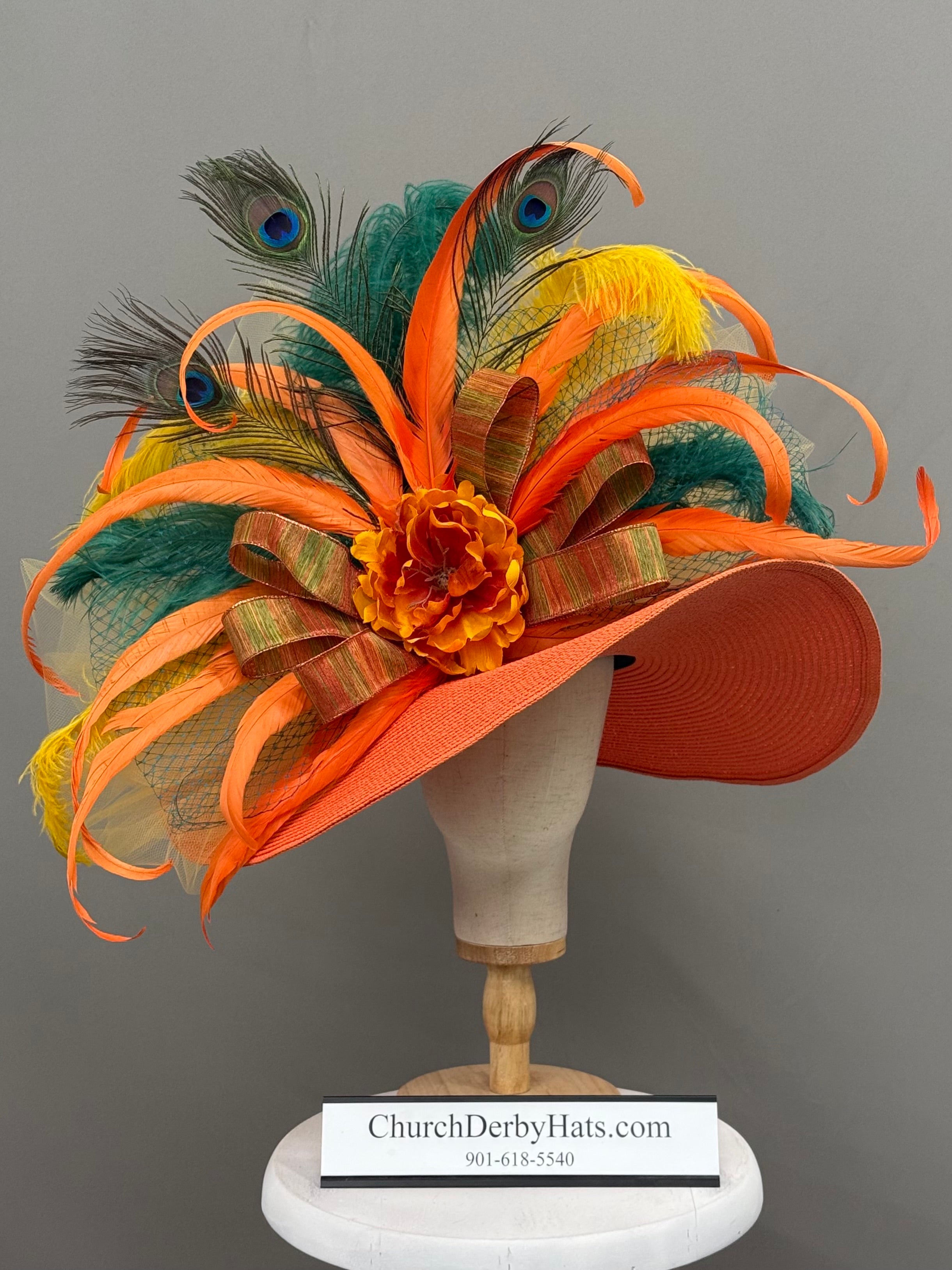Shelly - Kentucky Derby Hat - Church Hat