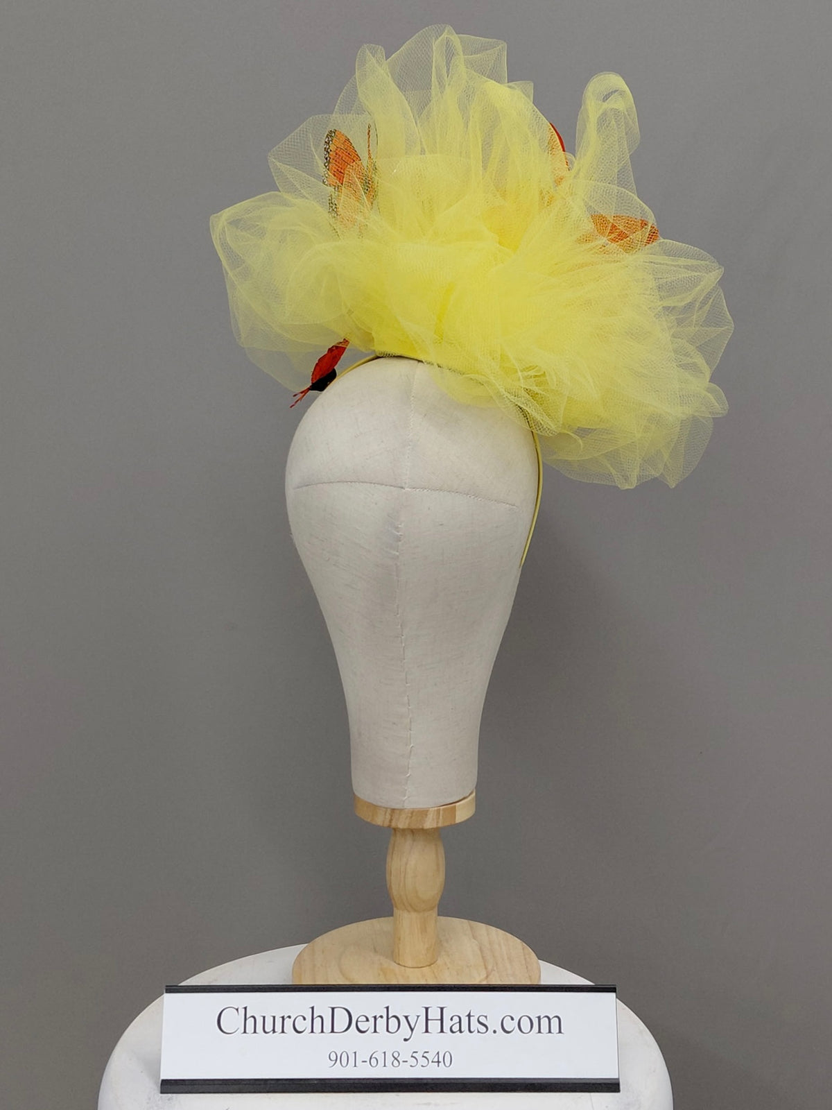 Jane Ann - Kentucky Derby Fascinator on Headband