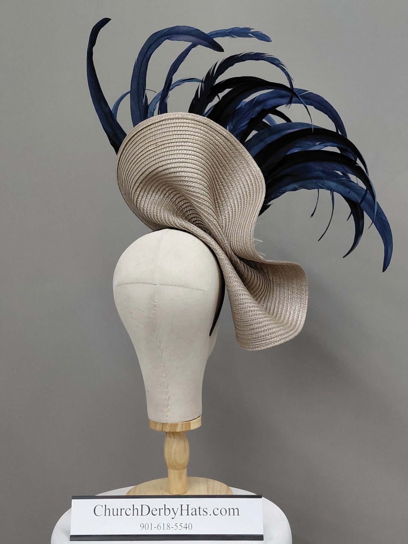 Taylor Navy - Church Derby Hat