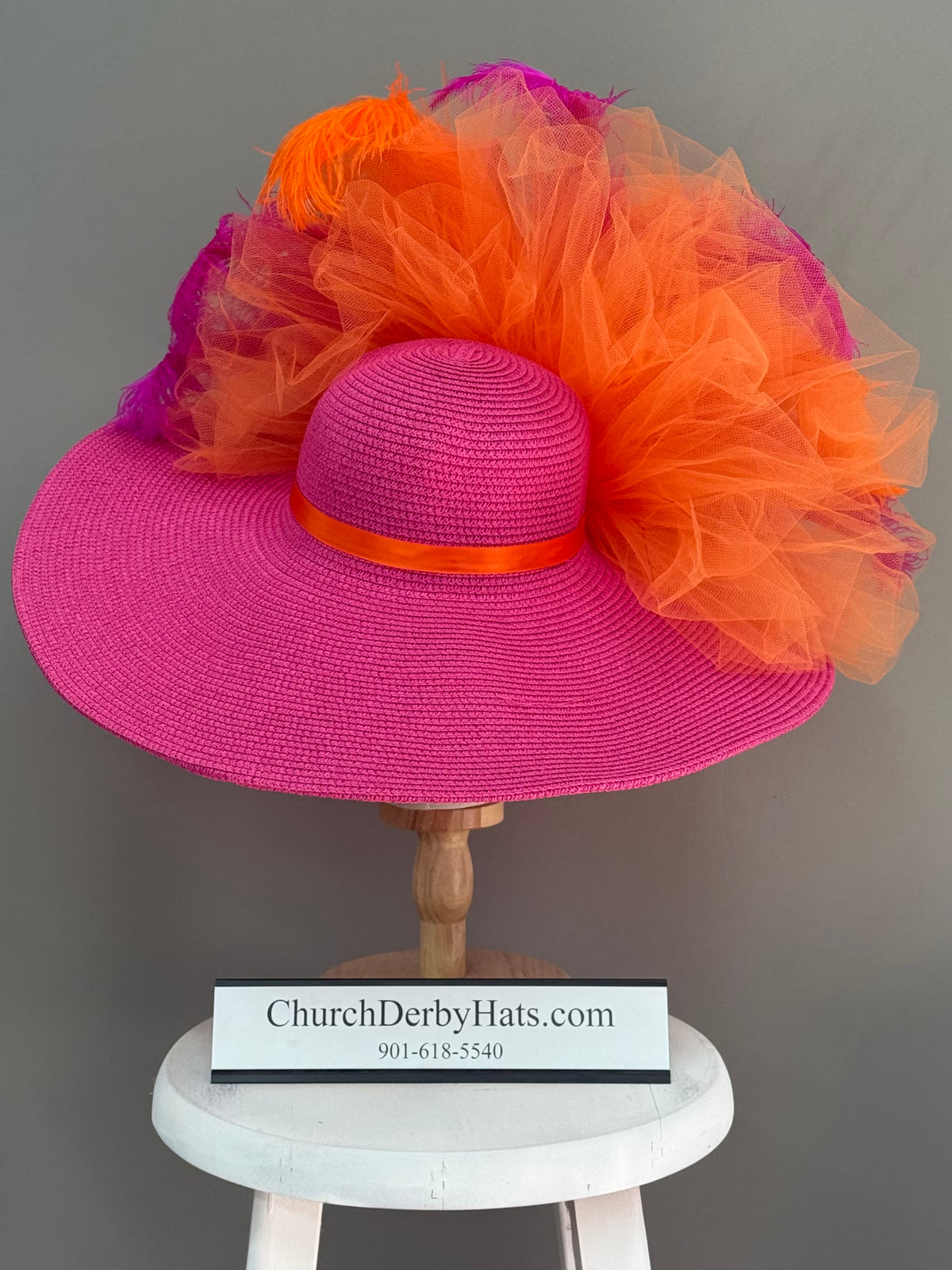 Belle - Kentucky Derby Hat - Church Hat