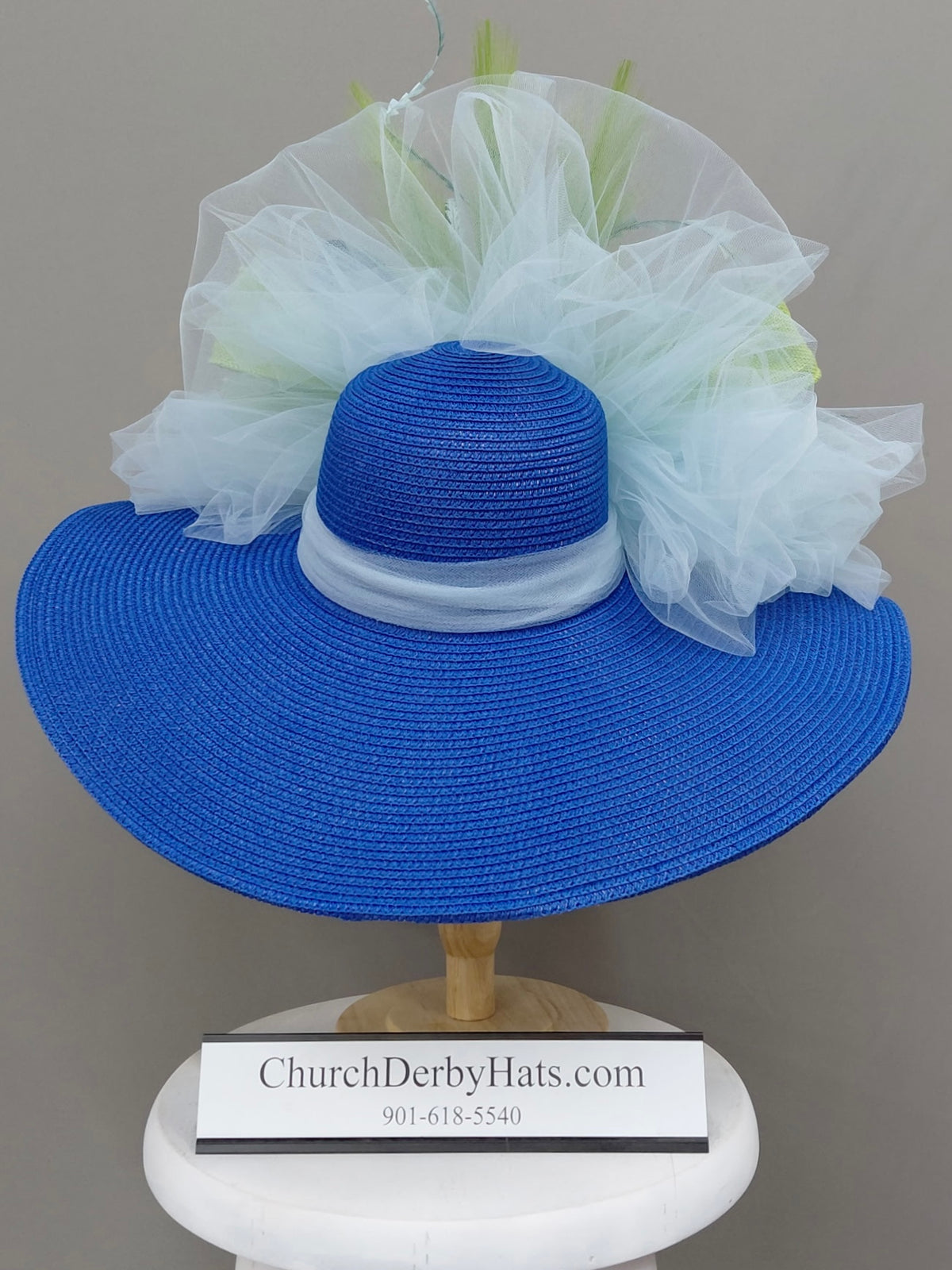 Blue Belle - Kentucky Derby Hat