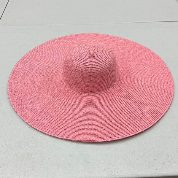 Paper Straw Hat Body Light Pink