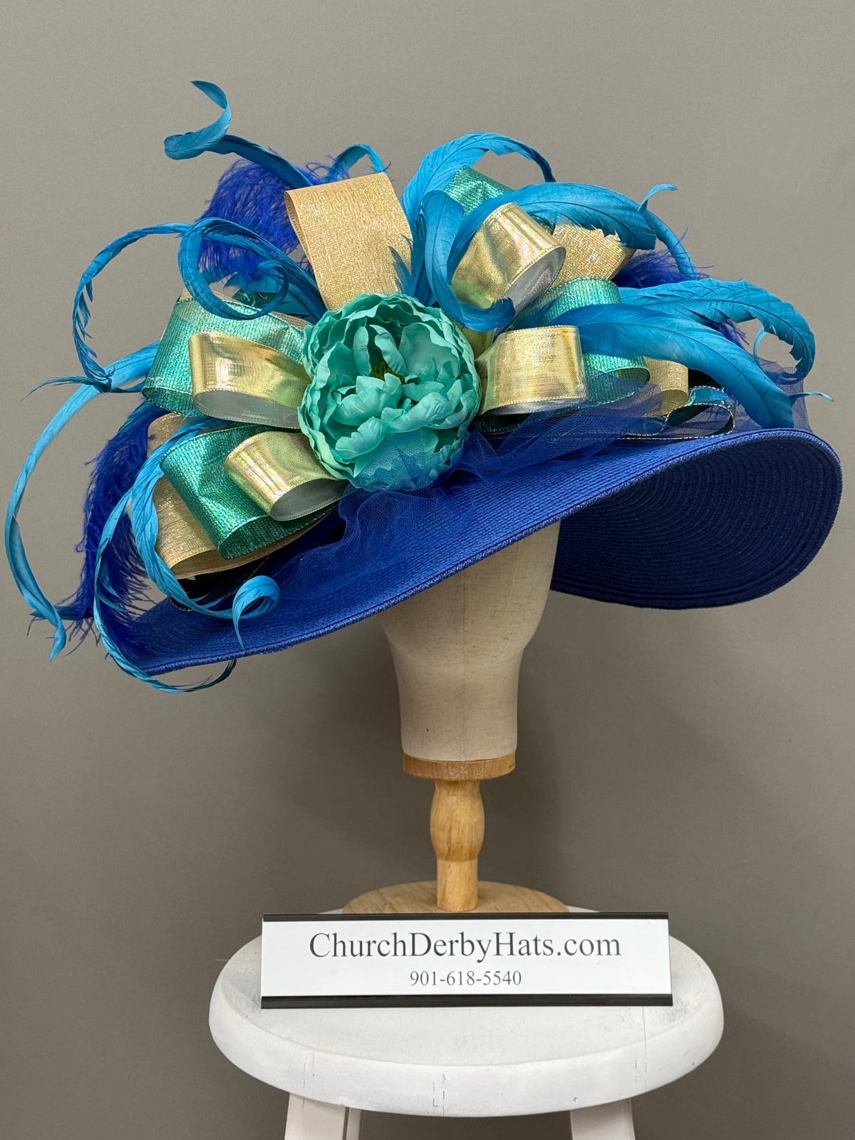 Jewel Tone - Kentucky Derby Hat - Church Hat