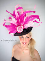 Pink Fascinator on Headband