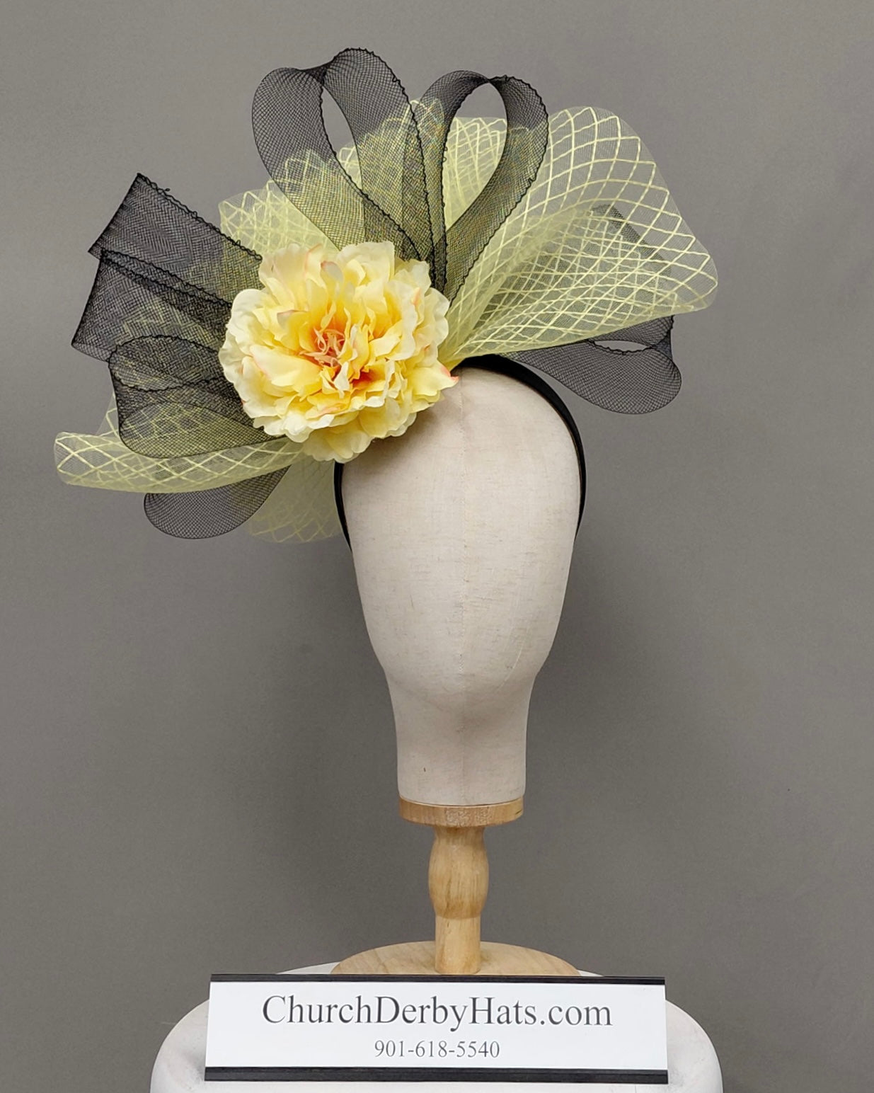 Rainia Fascinator on Headband