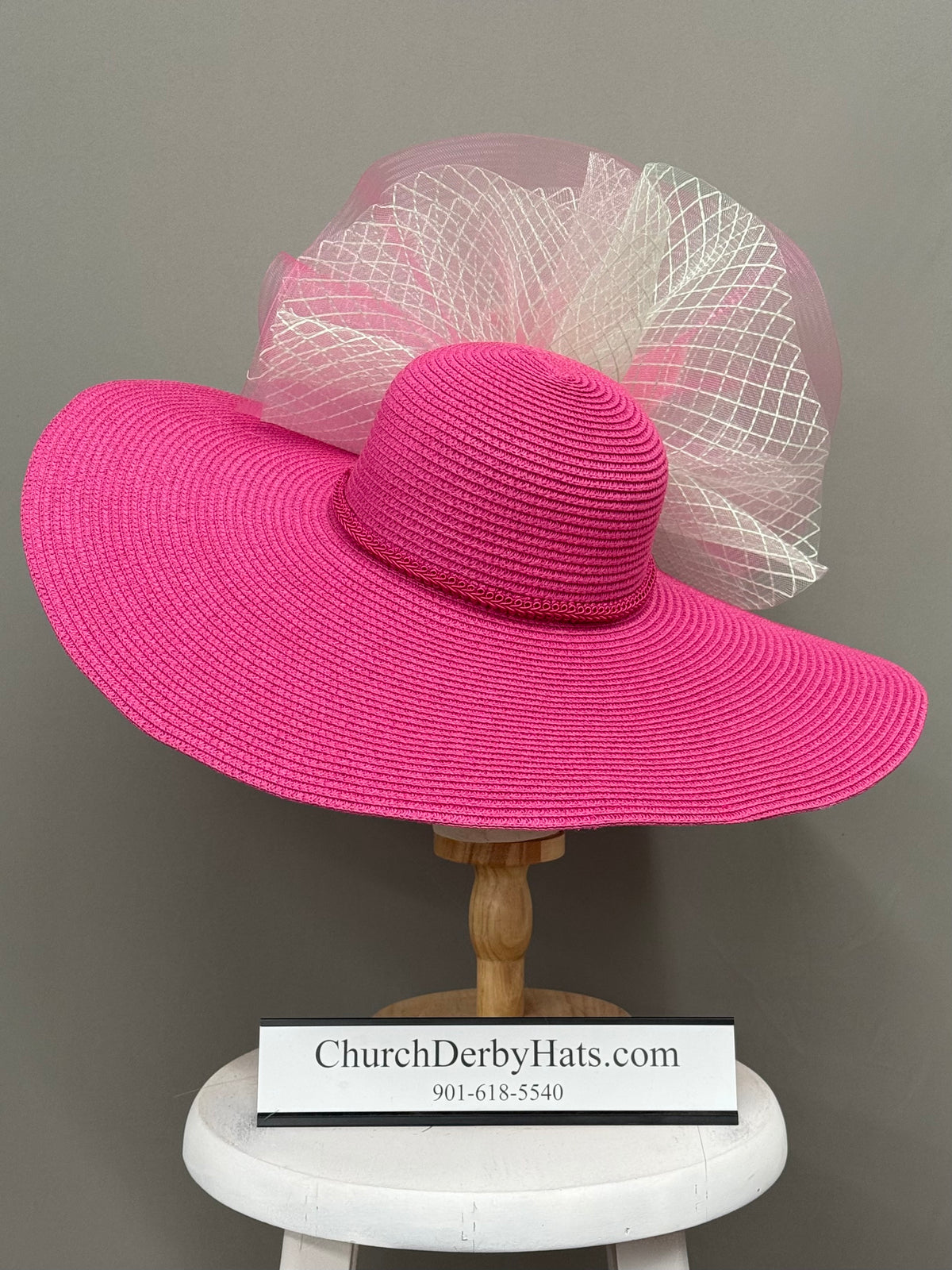Pink Lily - Kentucky Derby Hat