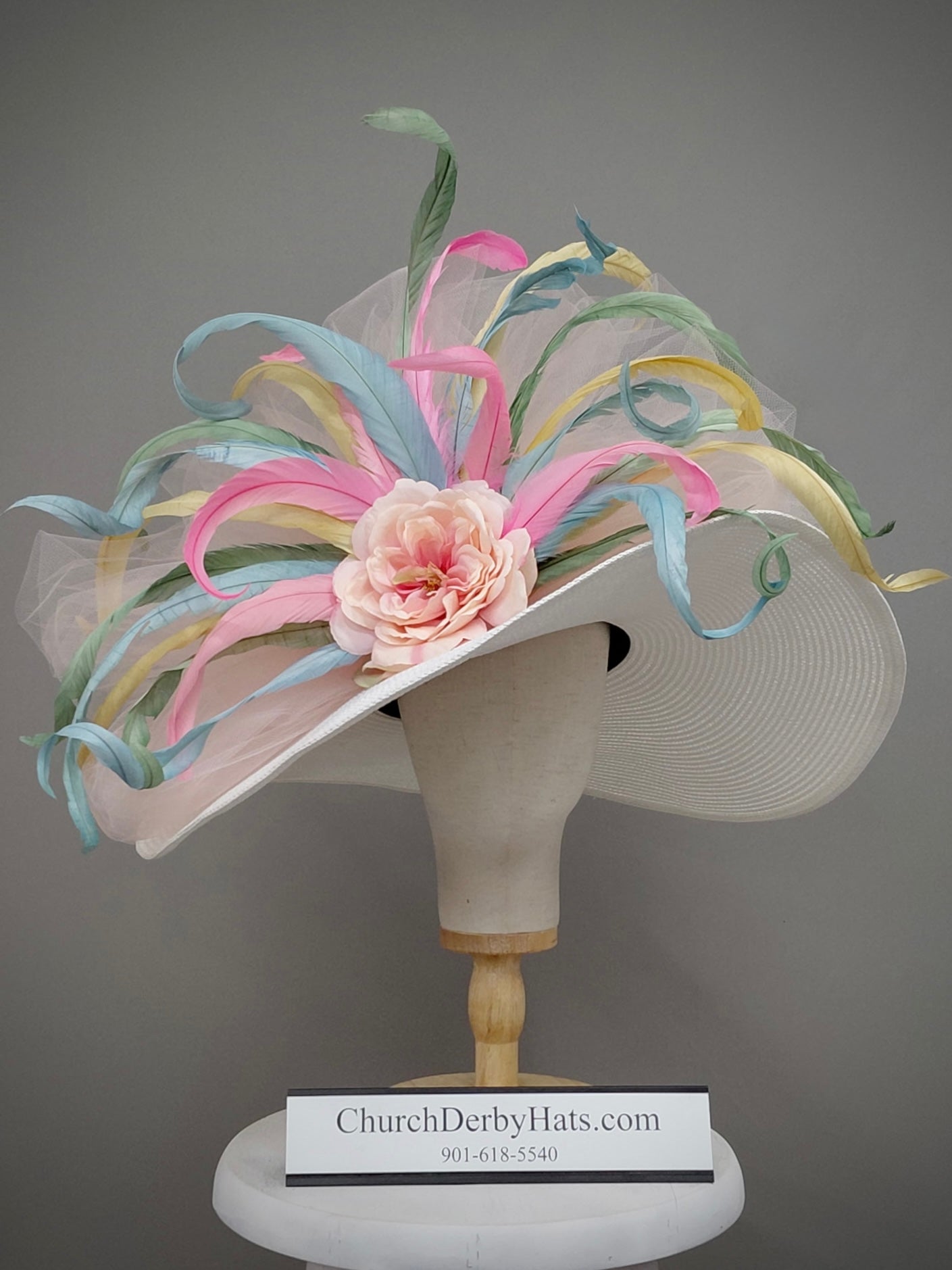 Pastel - Kentucky Derby Hat