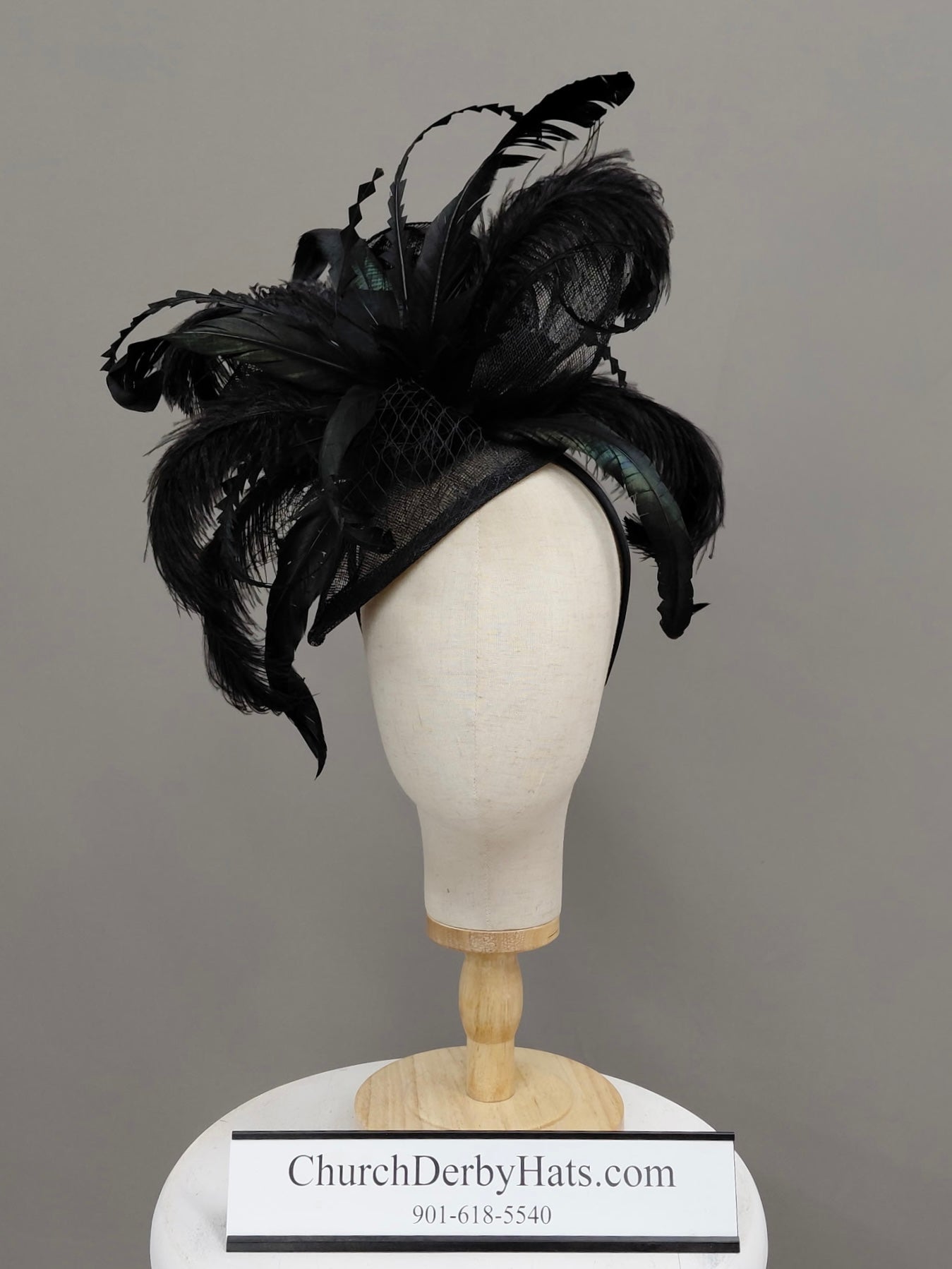 Black Widow Fascinator