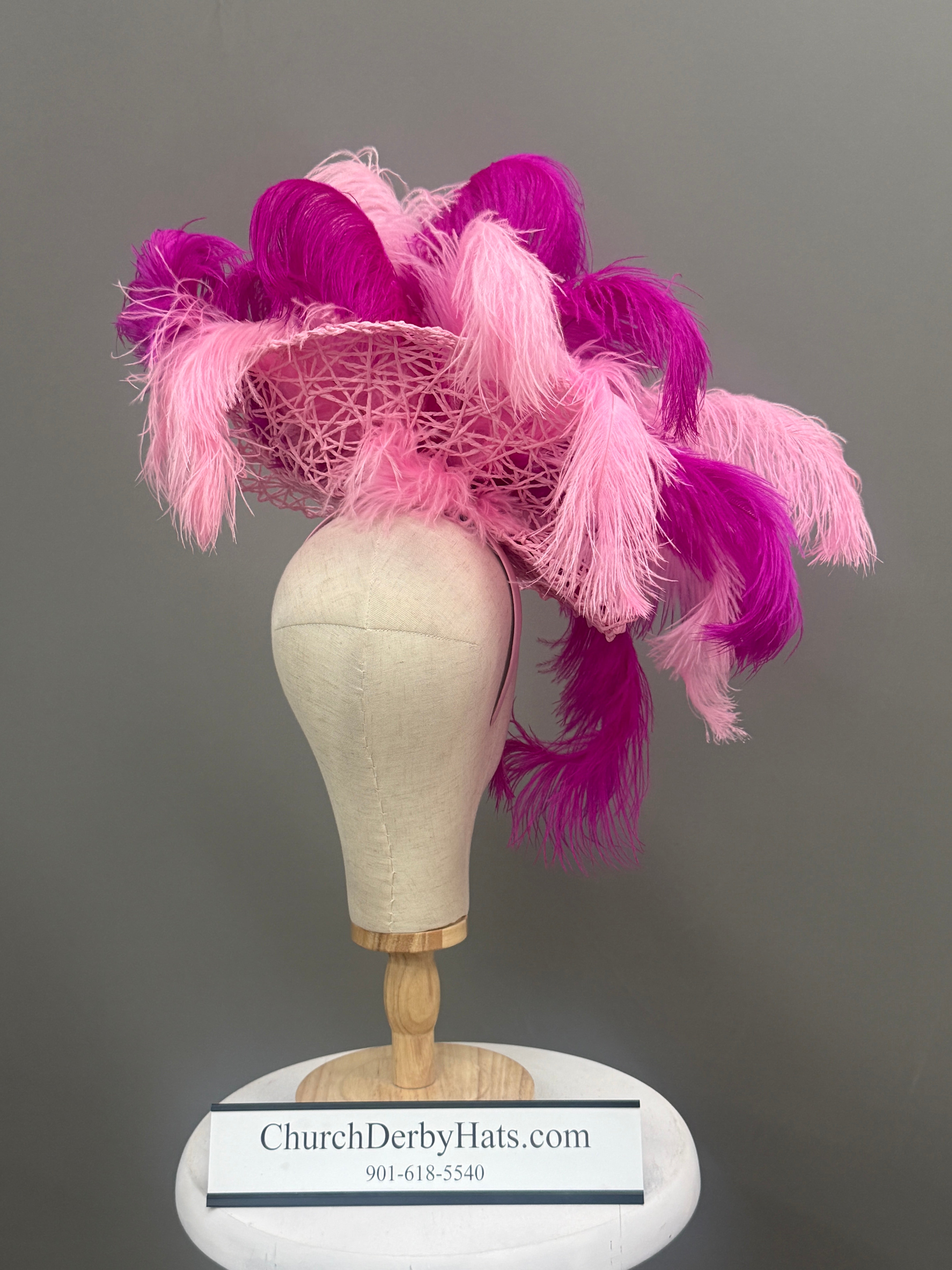 Sheryl Pink - Kentucky Derby Hat