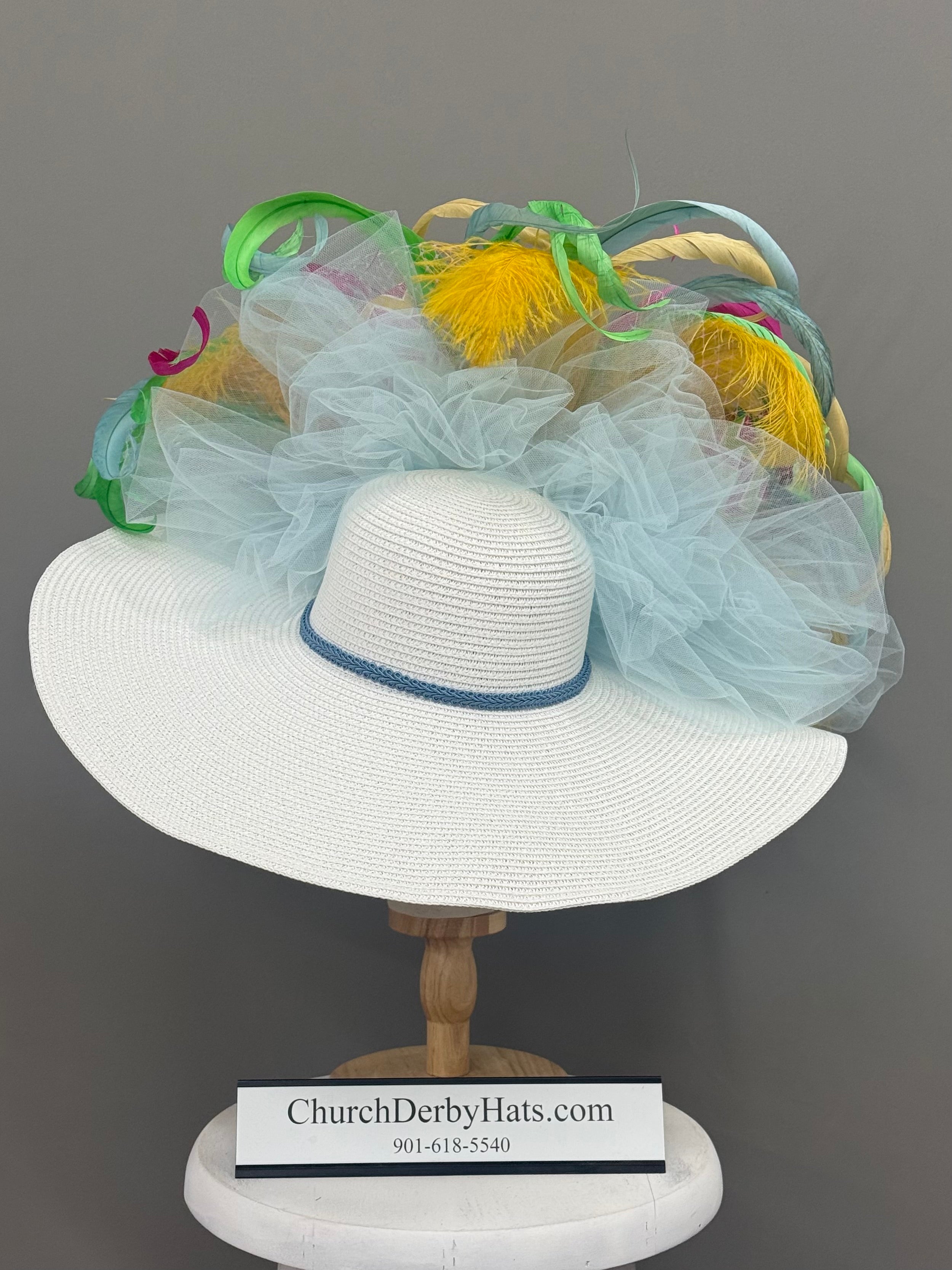 Color Me Beautiful - Kentucky Derby Hat - Church Hat