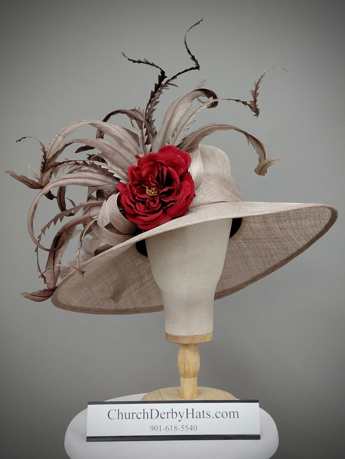 Stephanie - Church Derby Hat
