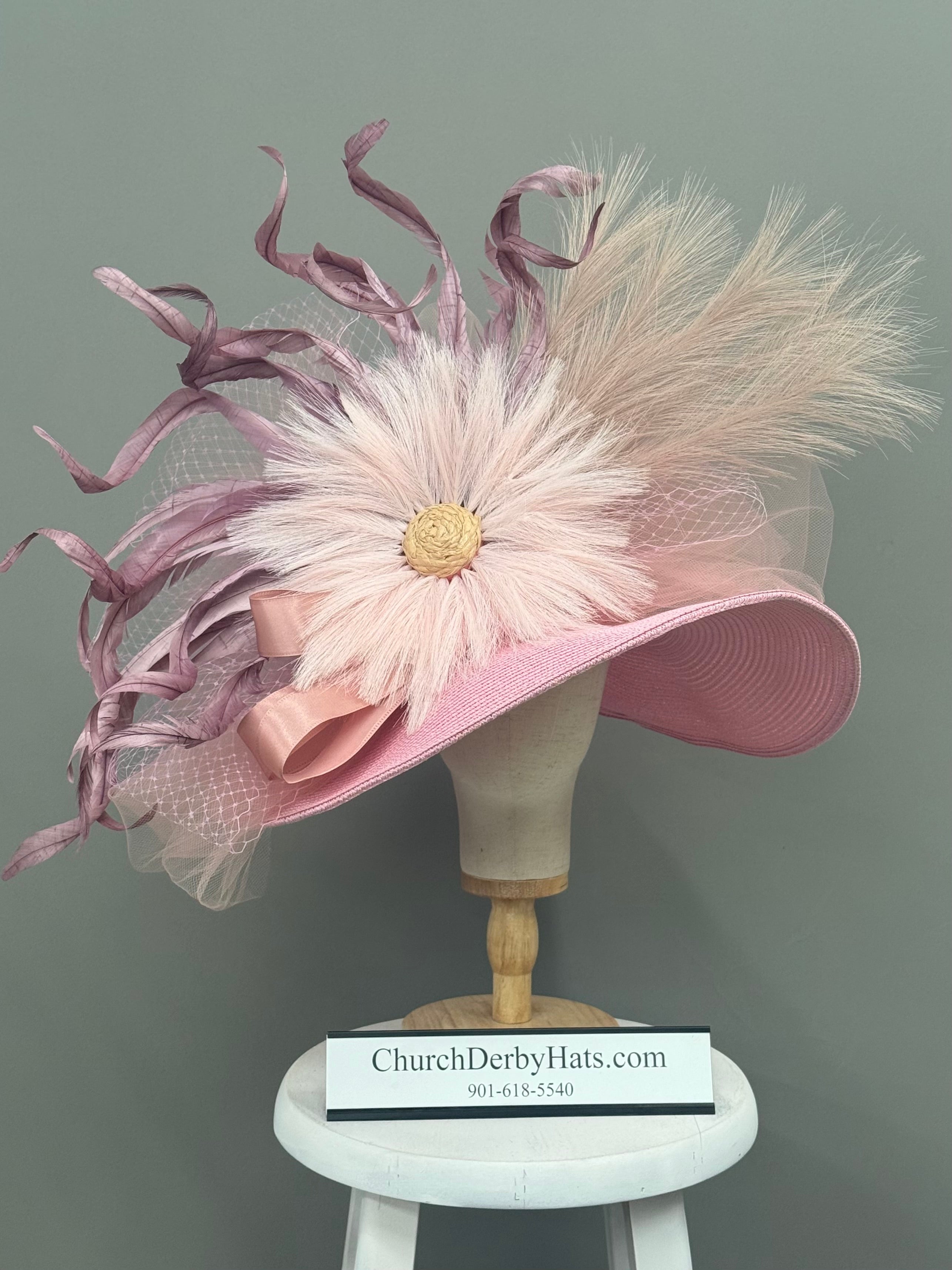 Balissa Pink - Kentucky Derby Hat