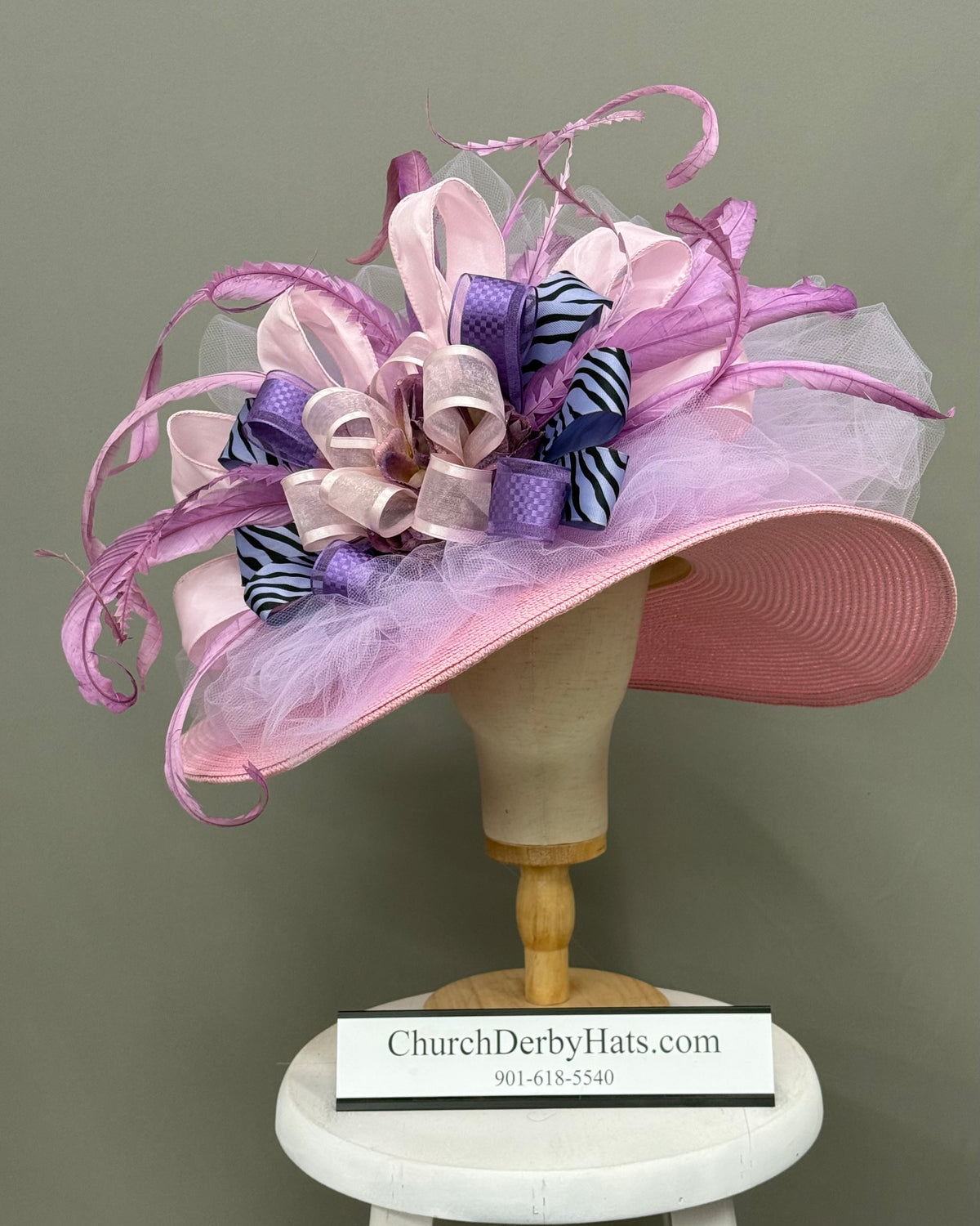 Cora - Kentucky Derby Hat - Church Hat