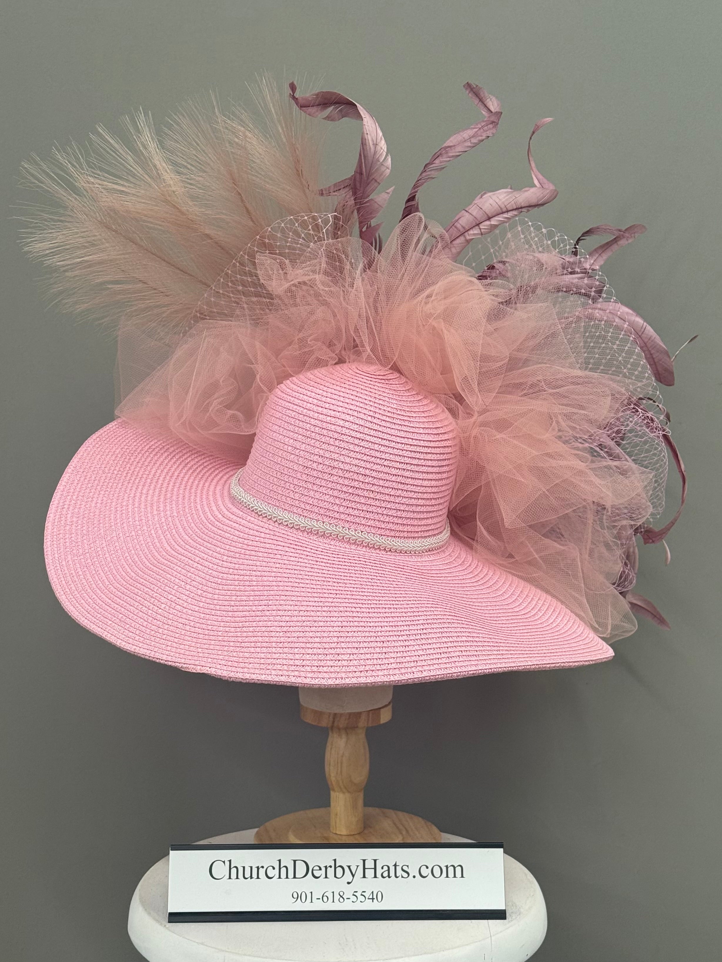 Balissa Pink - Kentucky Derby Hat