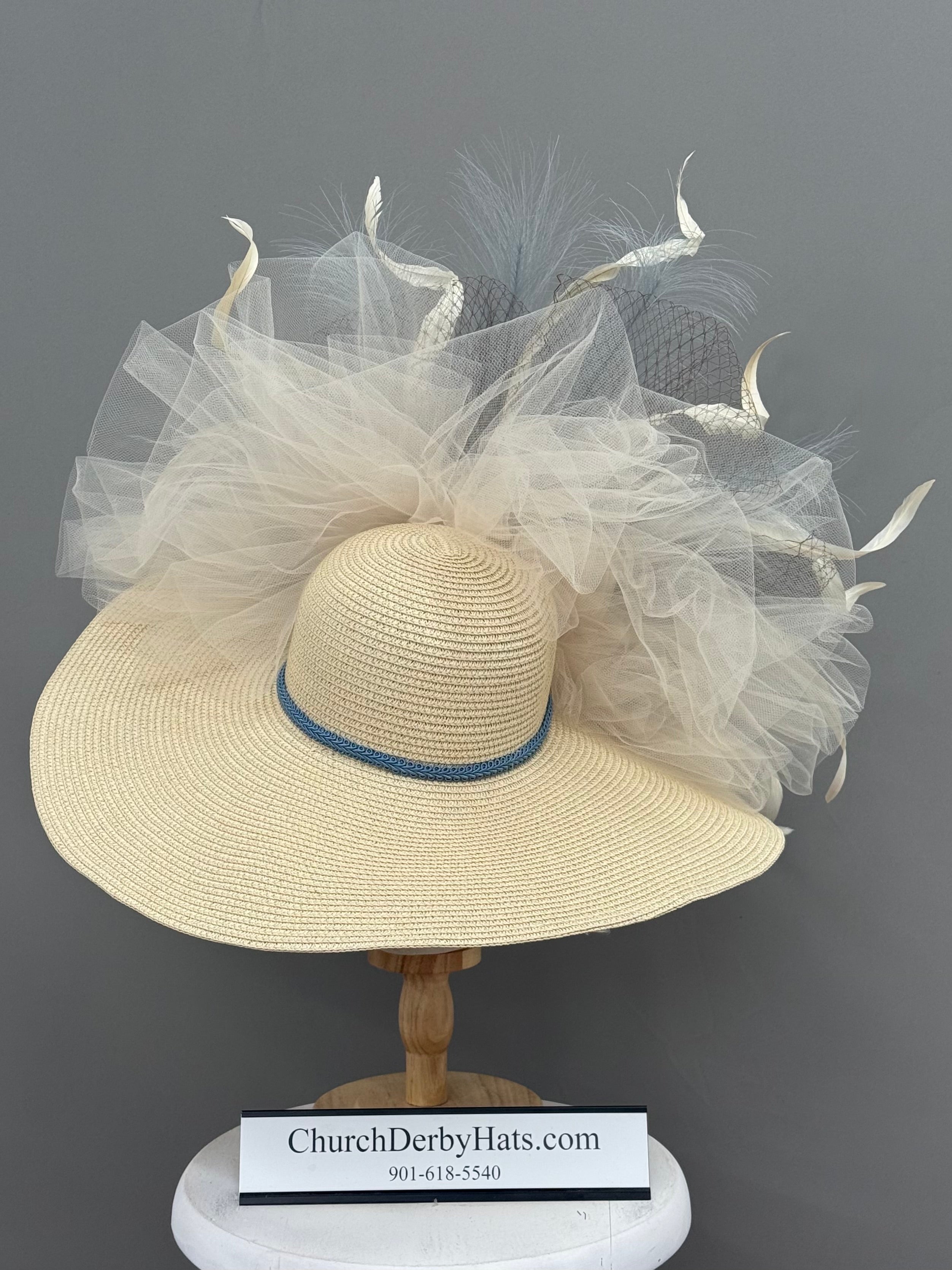 Katherine - Church Hat - Kentucky Derby Hat