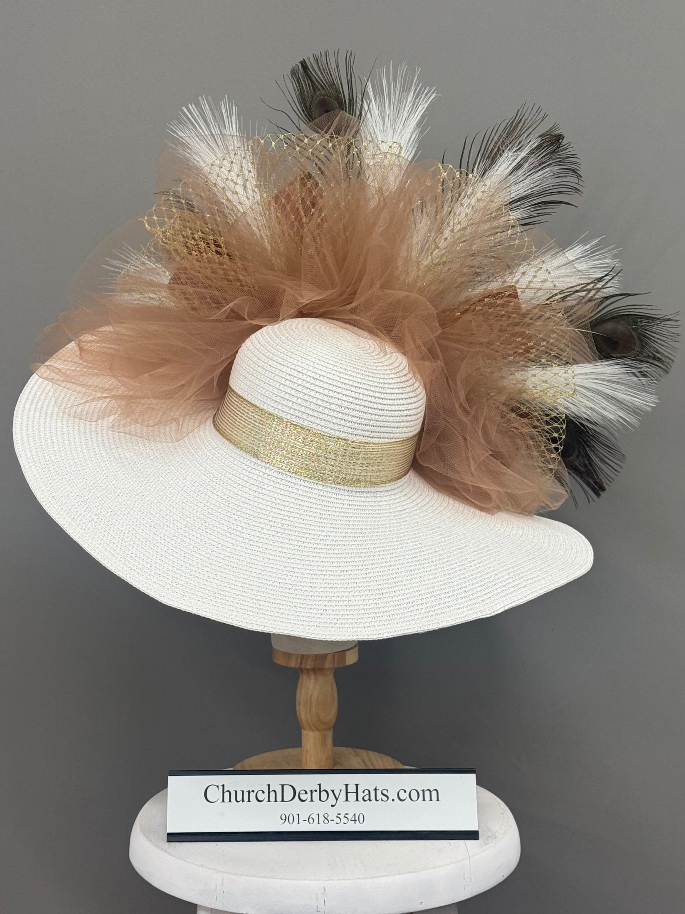 Autumn - Kentucky Derby Hat - Church Hat