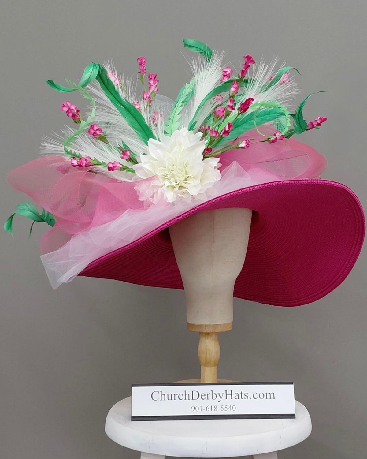 Jessica Pink - Kentucky Derby Hat