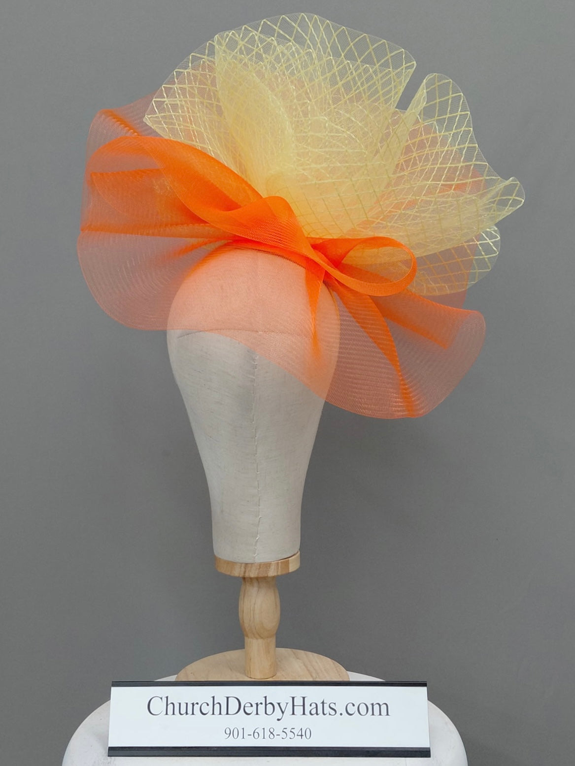 Henna - Kentucky Derby Hat - Fascinator on Headband