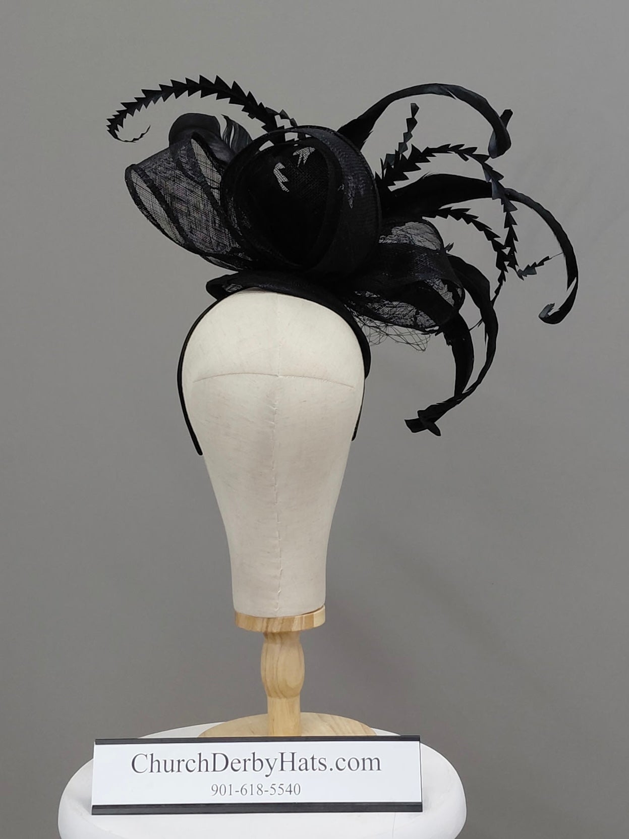 Black Widow Fascinator