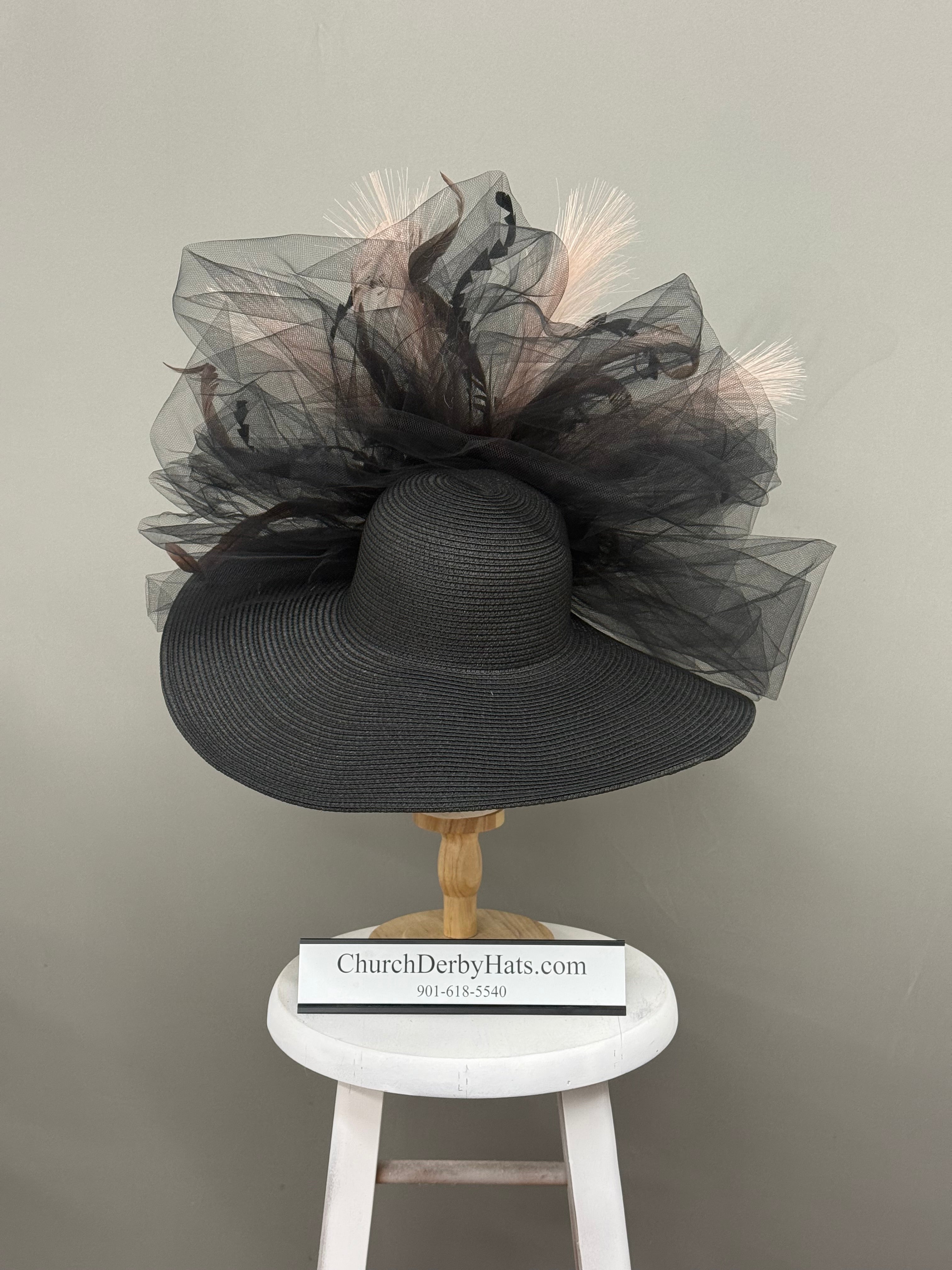 Dramatic Elegance - Kentucky Derby Hat