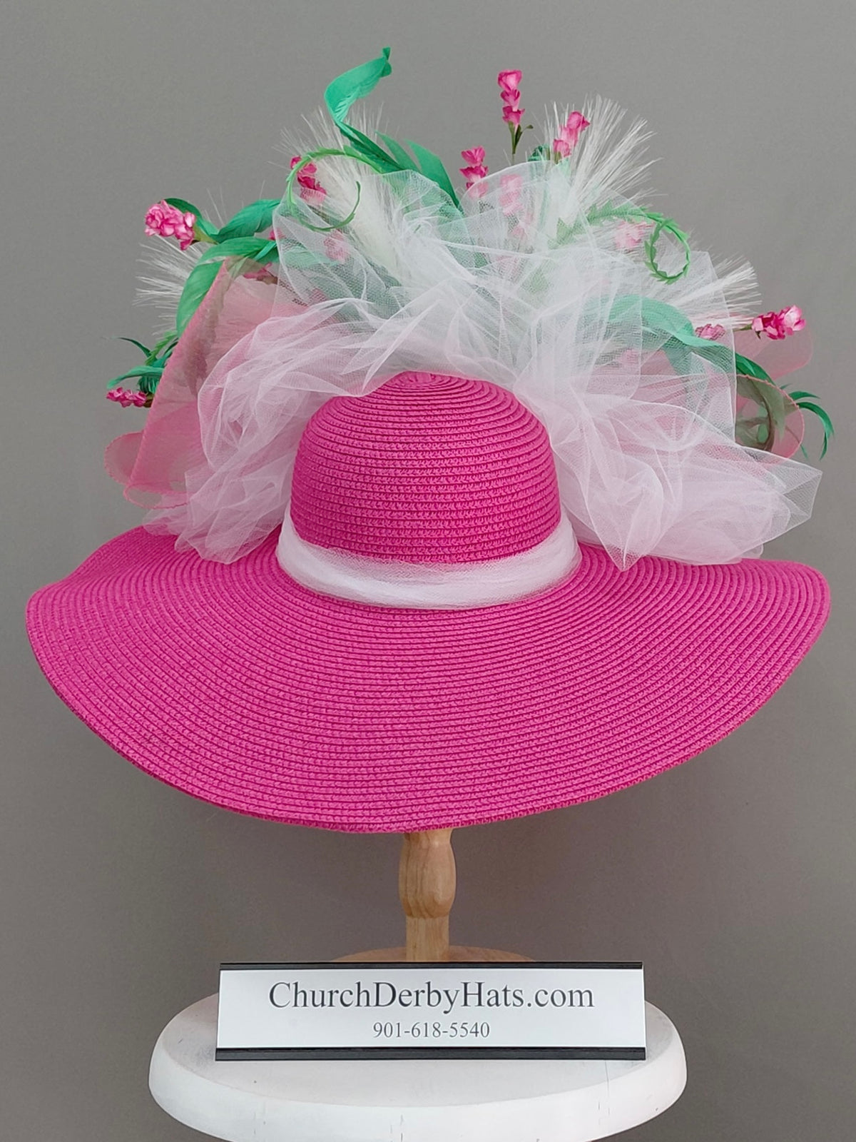 Jessica Pink - Kentucky Derby Hat