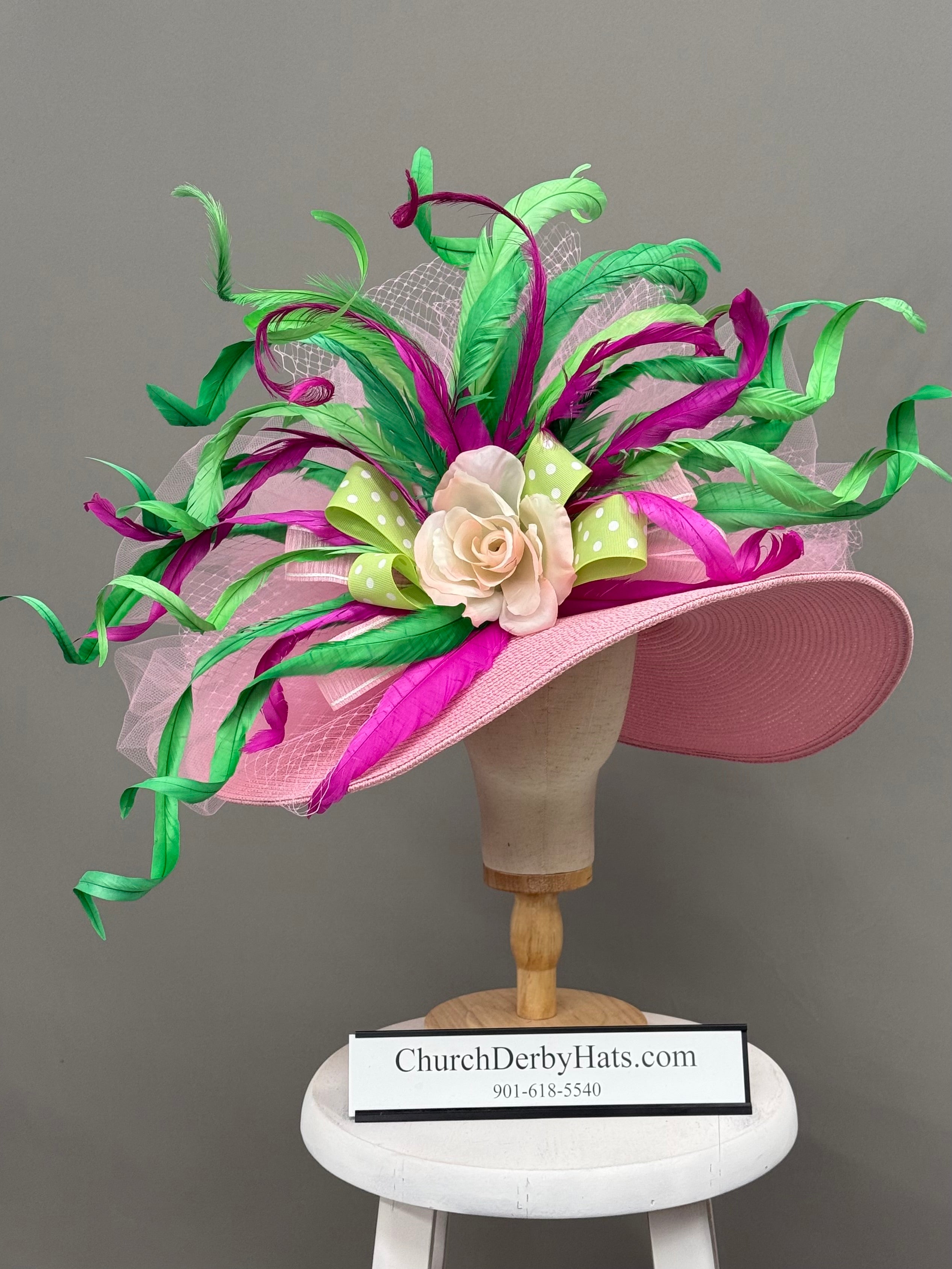 Tuscany - Kentucky Derby Hat - Church Hat