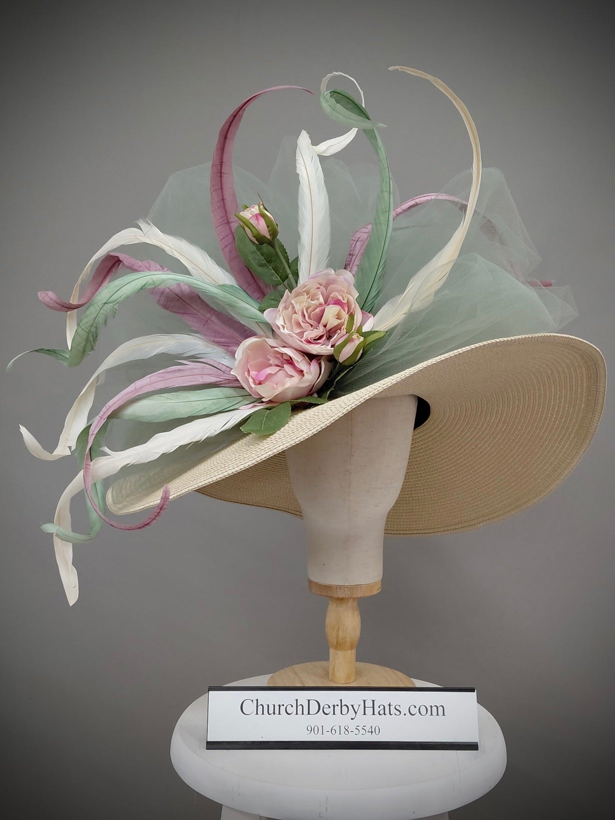 Carmel Garden - Church Derby Hat