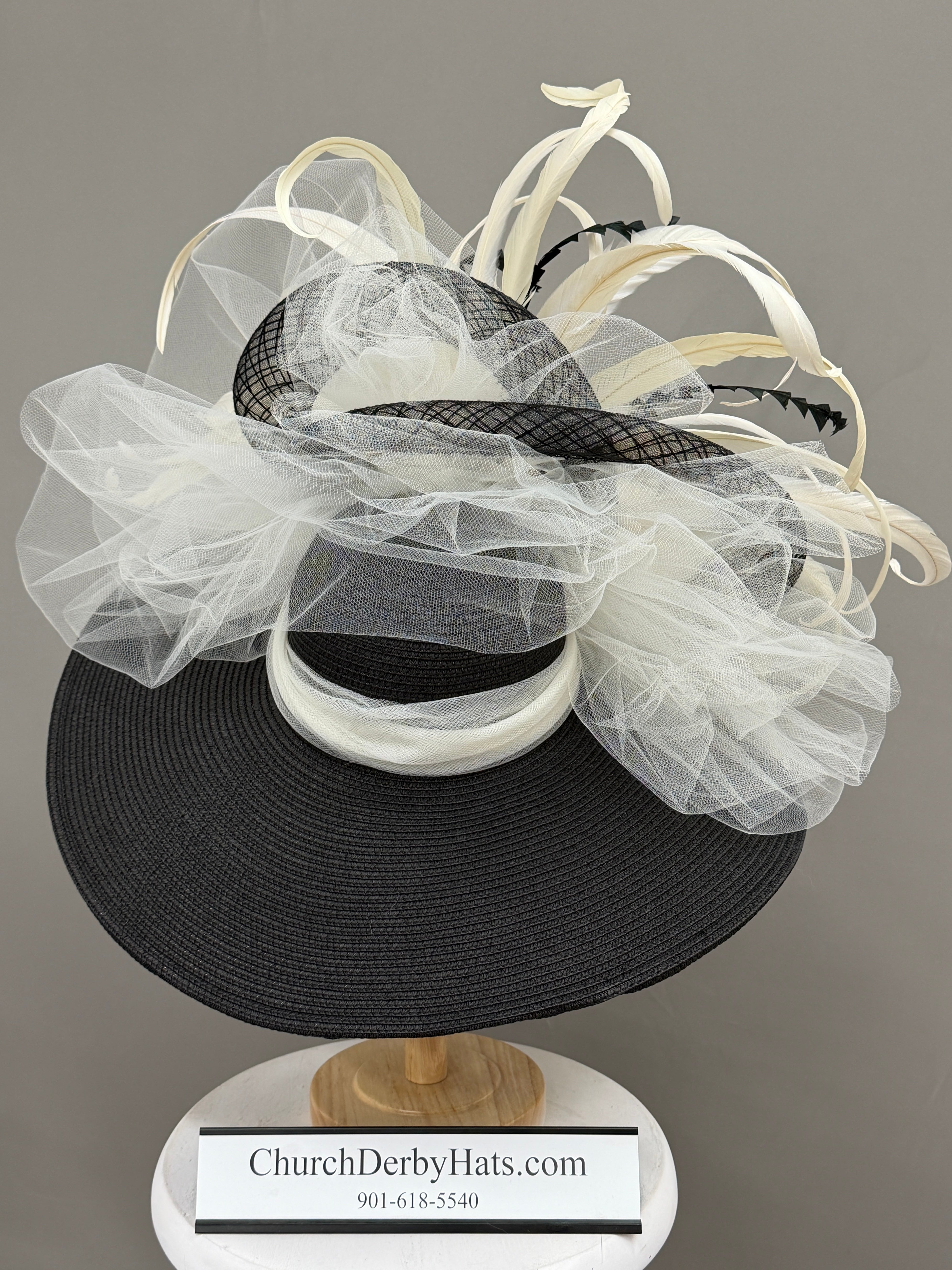 Black Ivory - Church Derby Hat