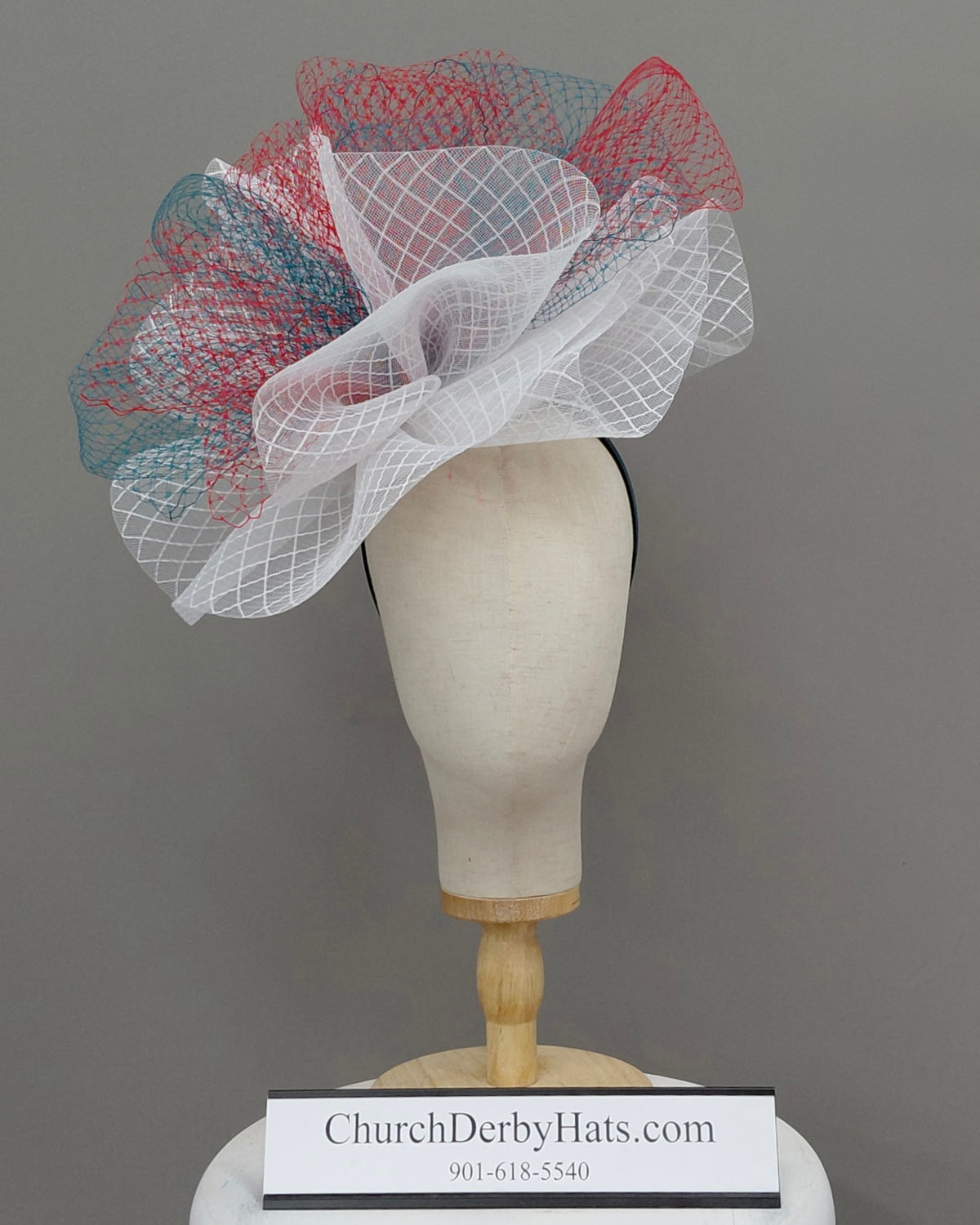 Samantha Fascinator on Headband