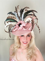 Blush Pink Fascinator