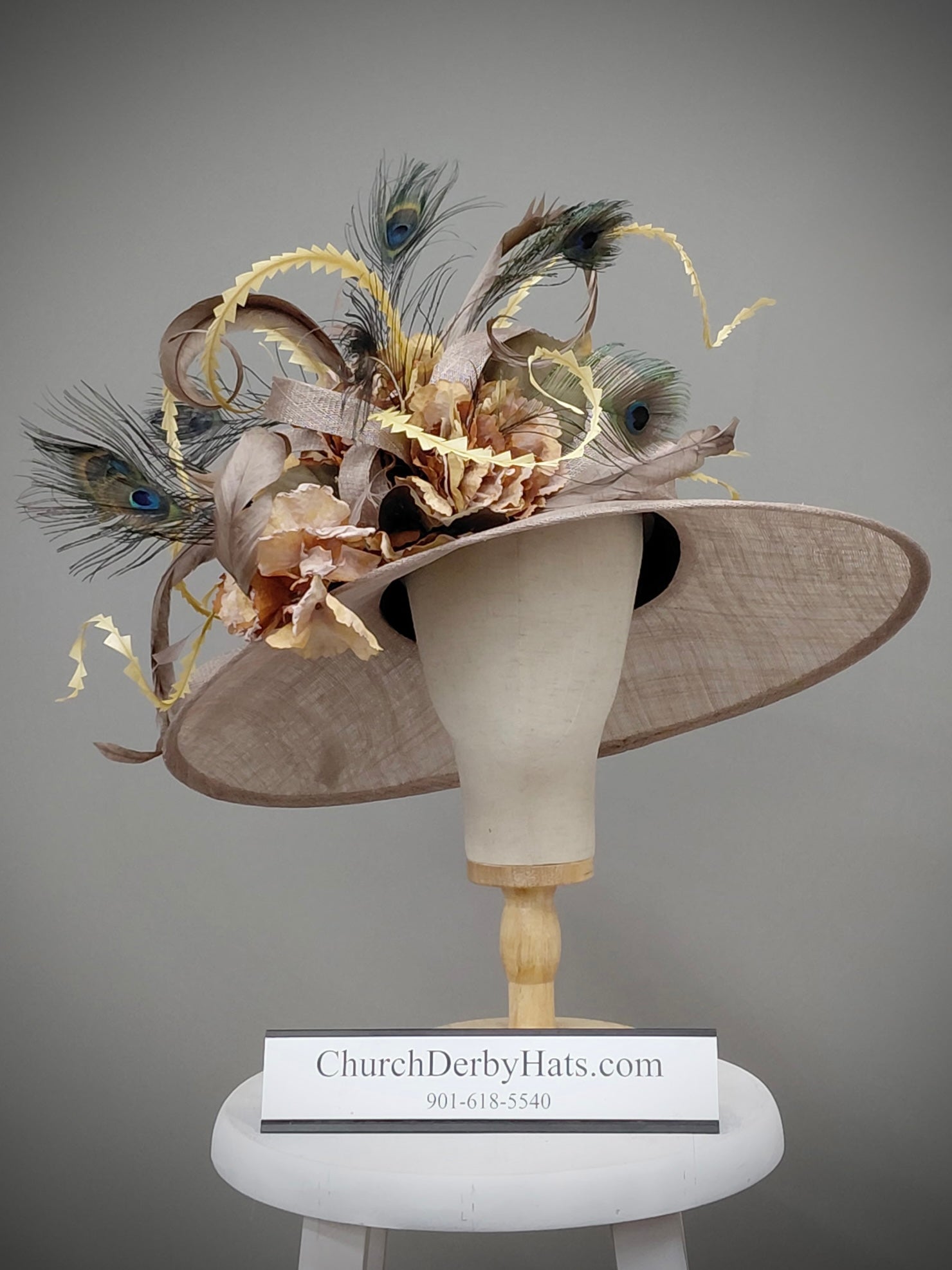 Dallas - Sinamay Couture Millinery Hat
