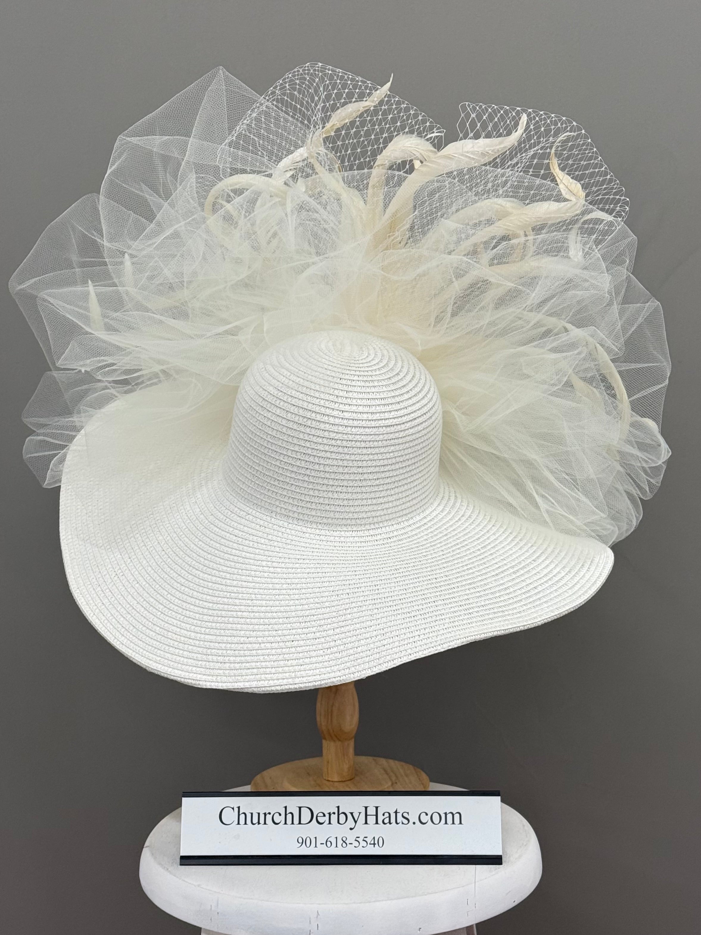 Vanilla - Kentucky Derby Hat