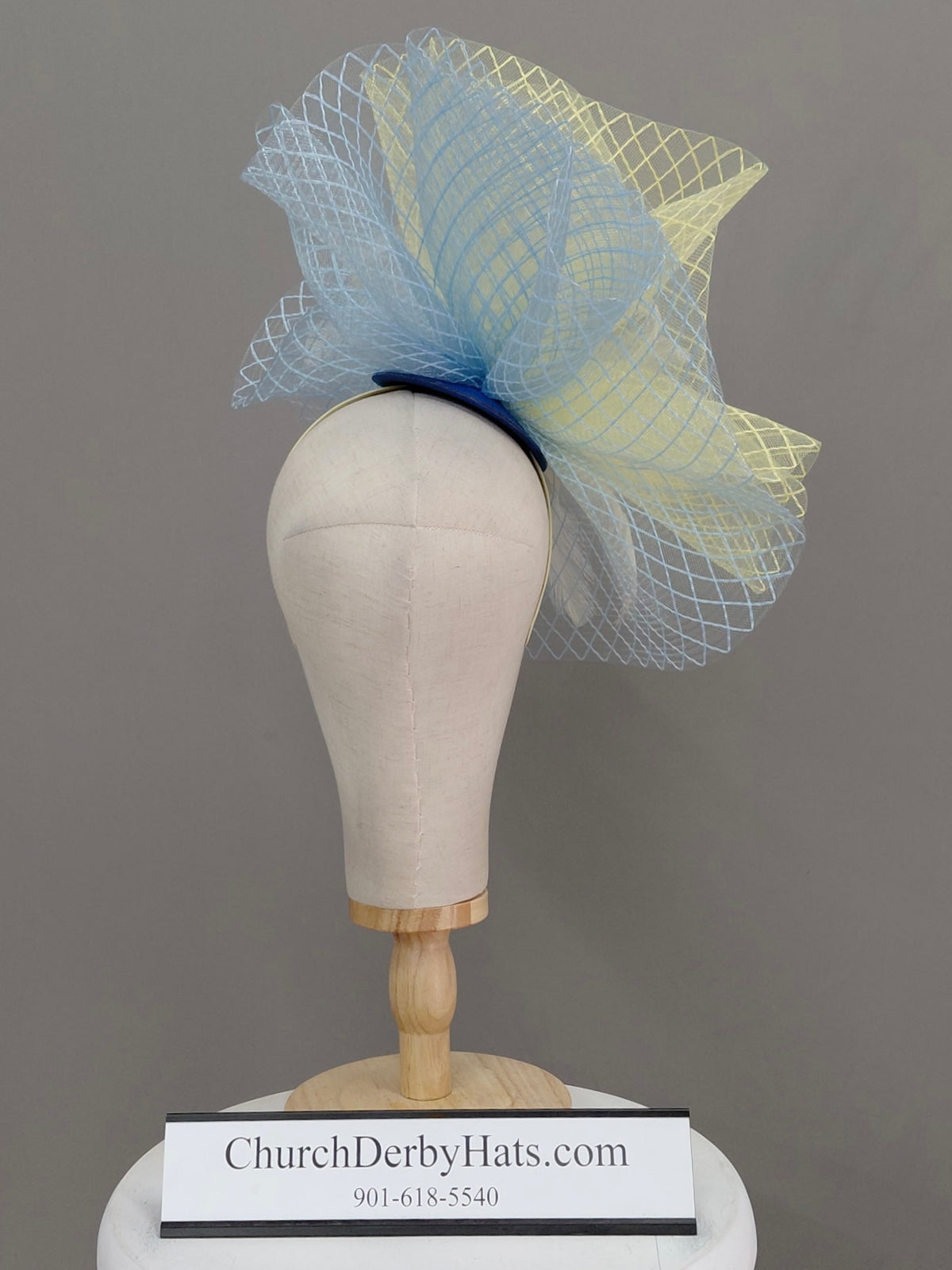 High Society - Kentucky Derby Hat - Fascinator on Headband
