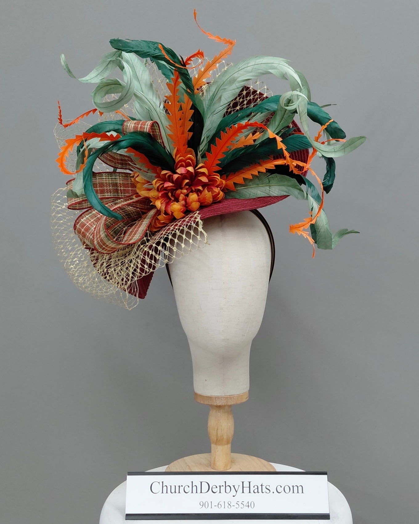 Diane Fascinator on Headband