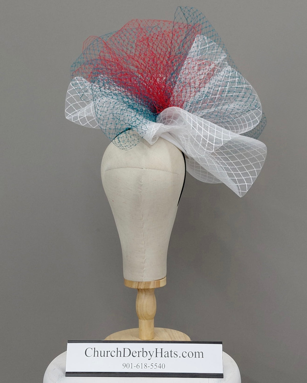Samantha Fascinator on Headband
