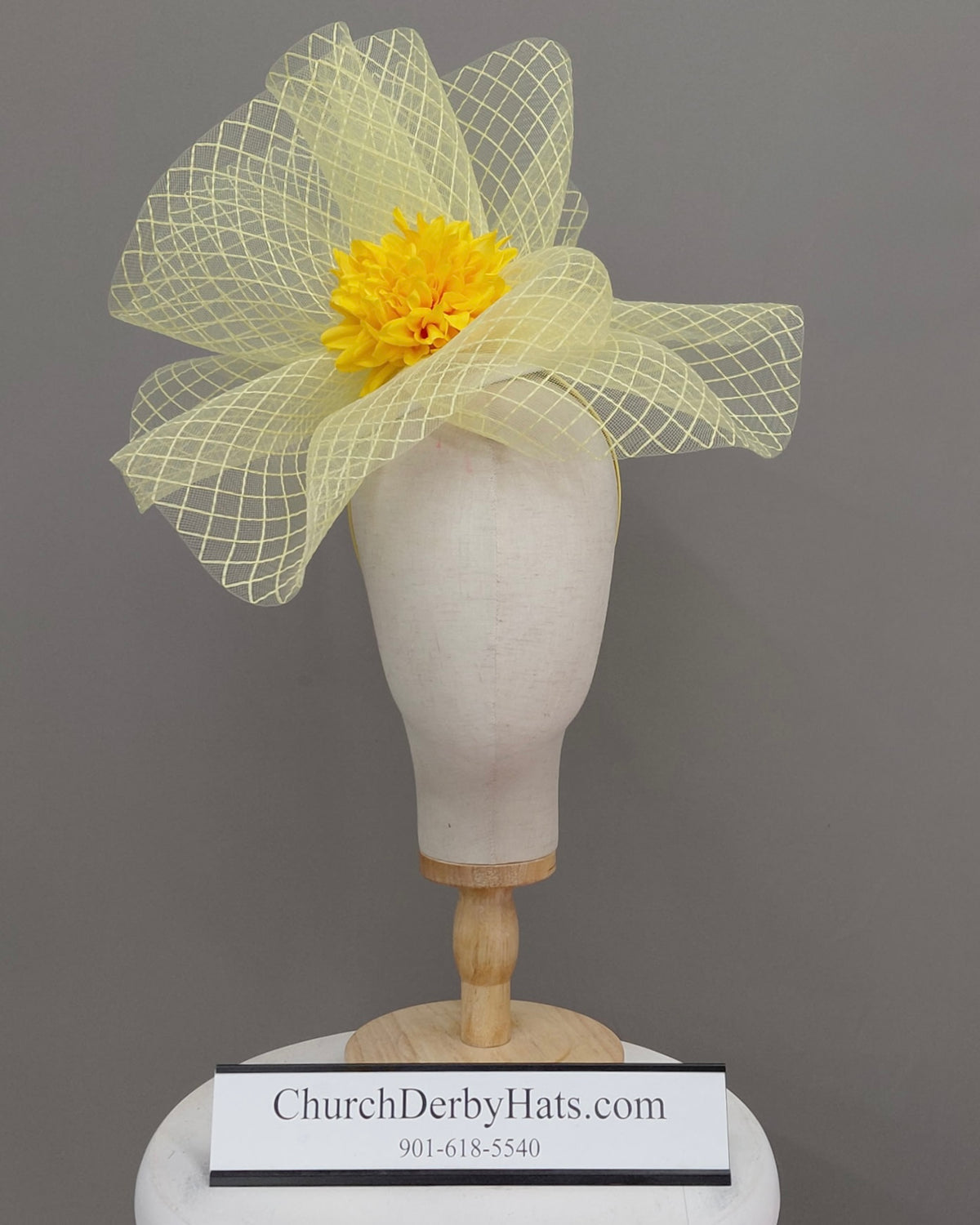 Sunflower Fascinator on Headband