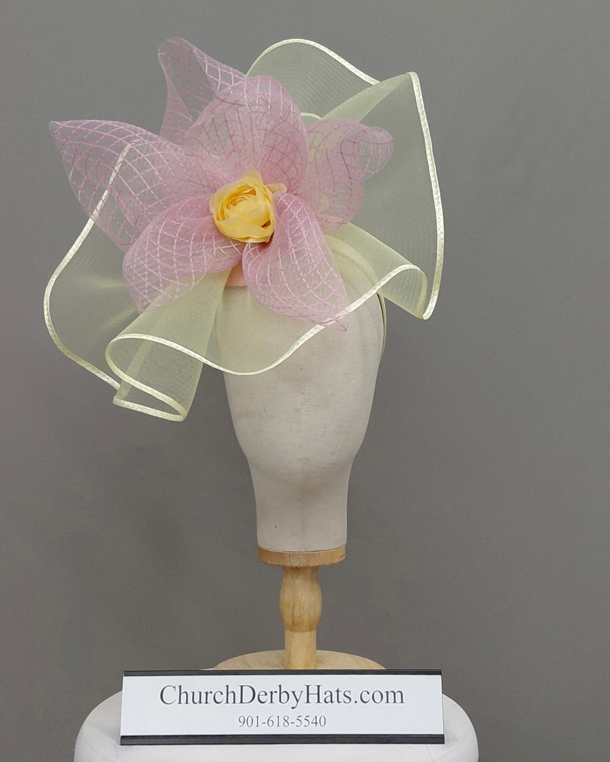 Coco Yellow - Kentucky Derby Fascinator