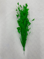 Fascinator Feather Spray Green