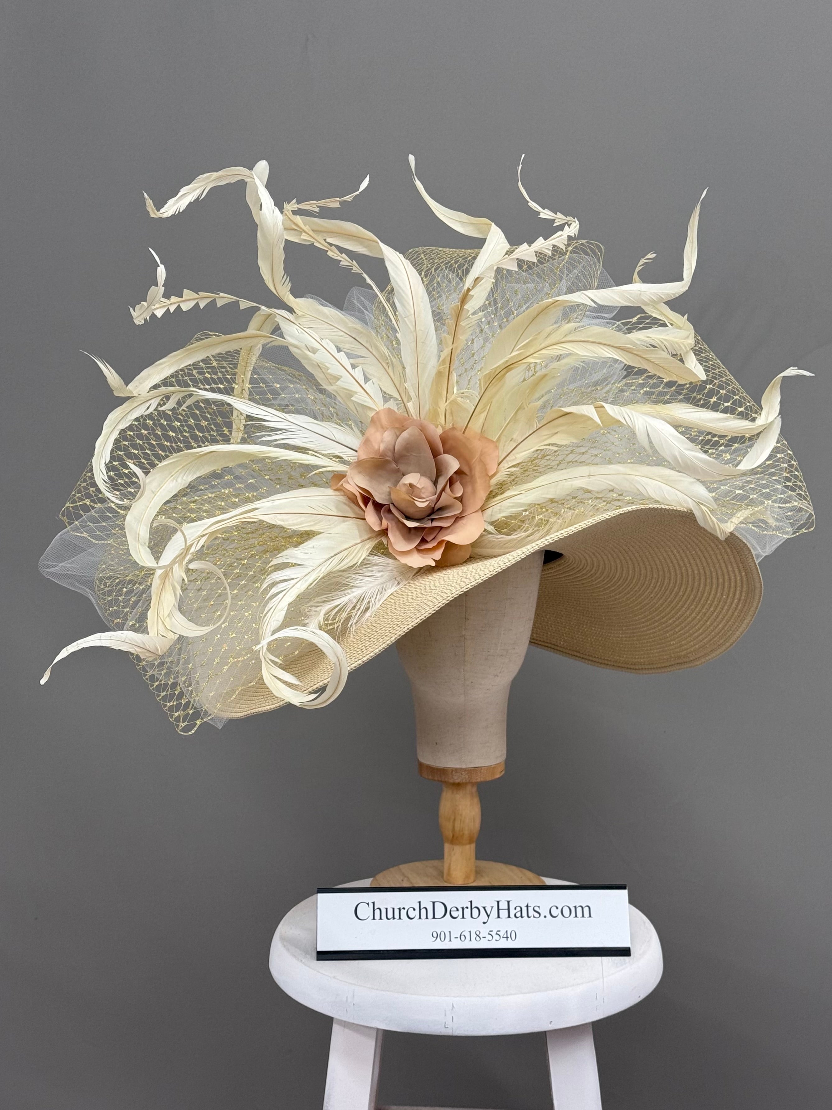 Lady Edith - Church Derby Hat