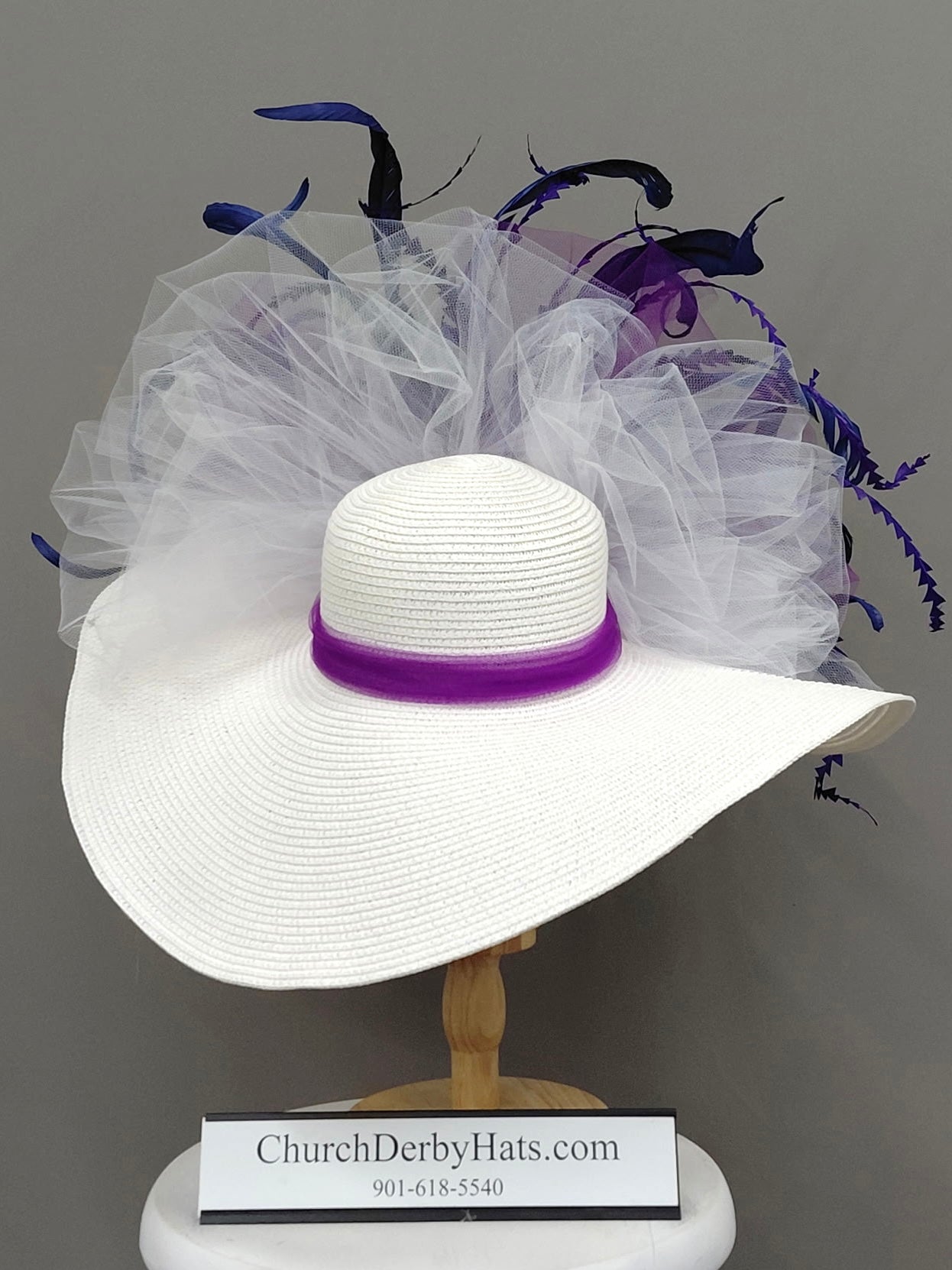 Lavender - Kentucky Derby Hat - Church Derby Hat