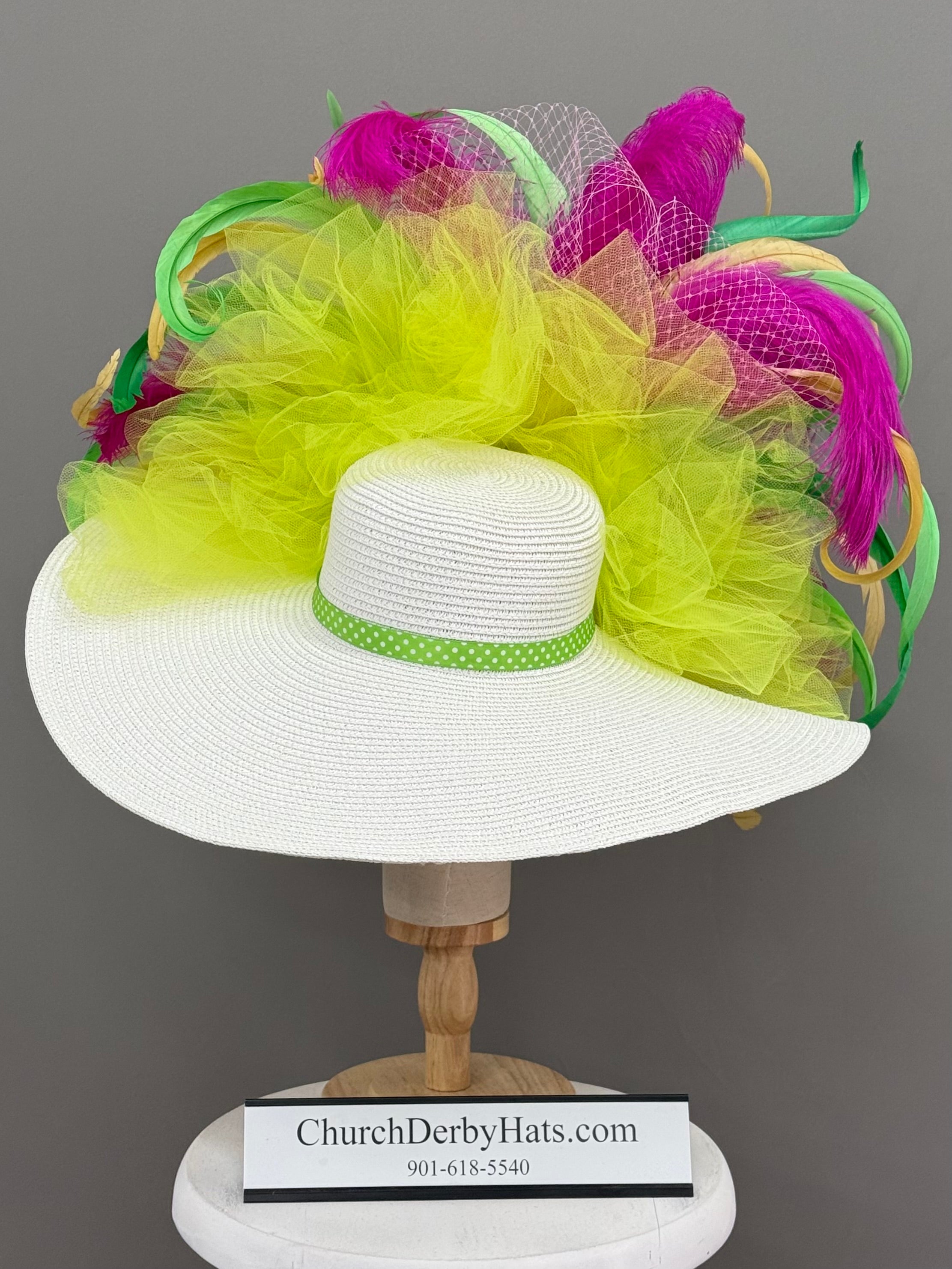 Buckingham - Kentucky Derby Hat - Church Hat
