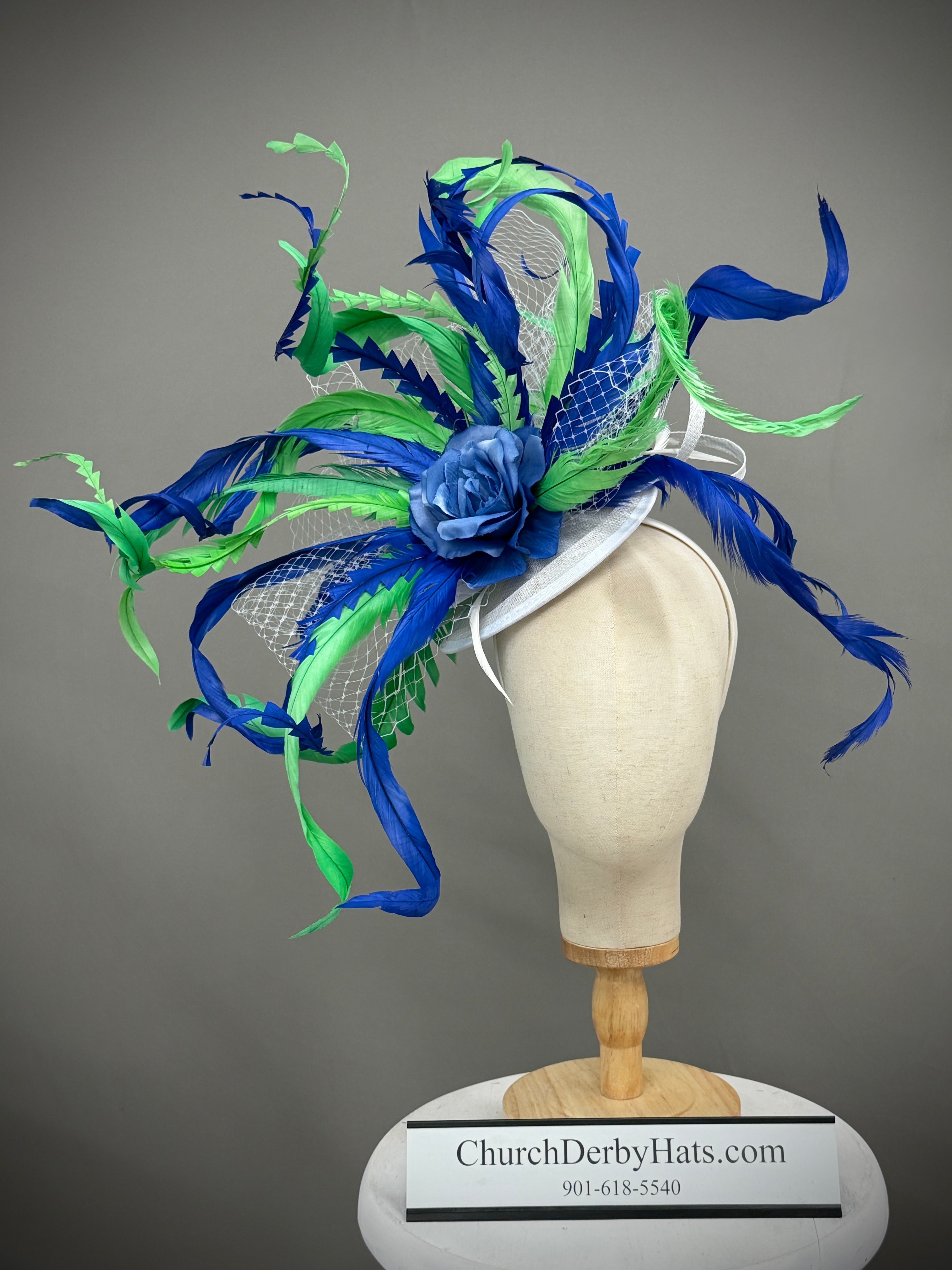 Kindi Fascinator - Church Derby Hat