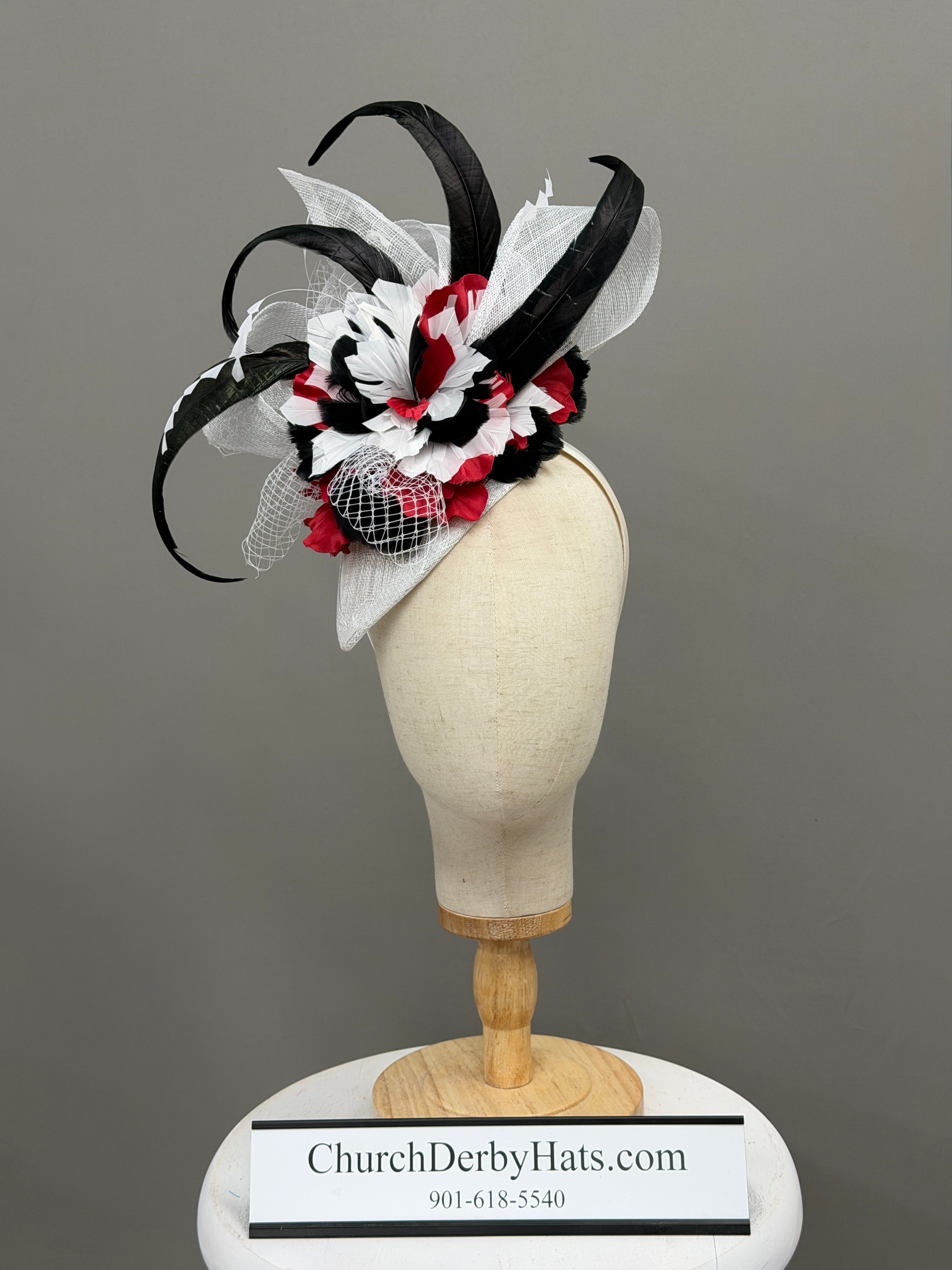 Esmeralda Fascinator - Kentucky Derby Hat