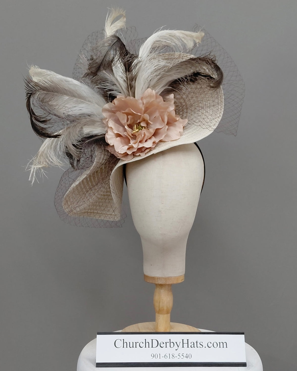 Pamela - Fascinator on Headband
