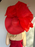 Joanna Red Kentucky Derby Hat
